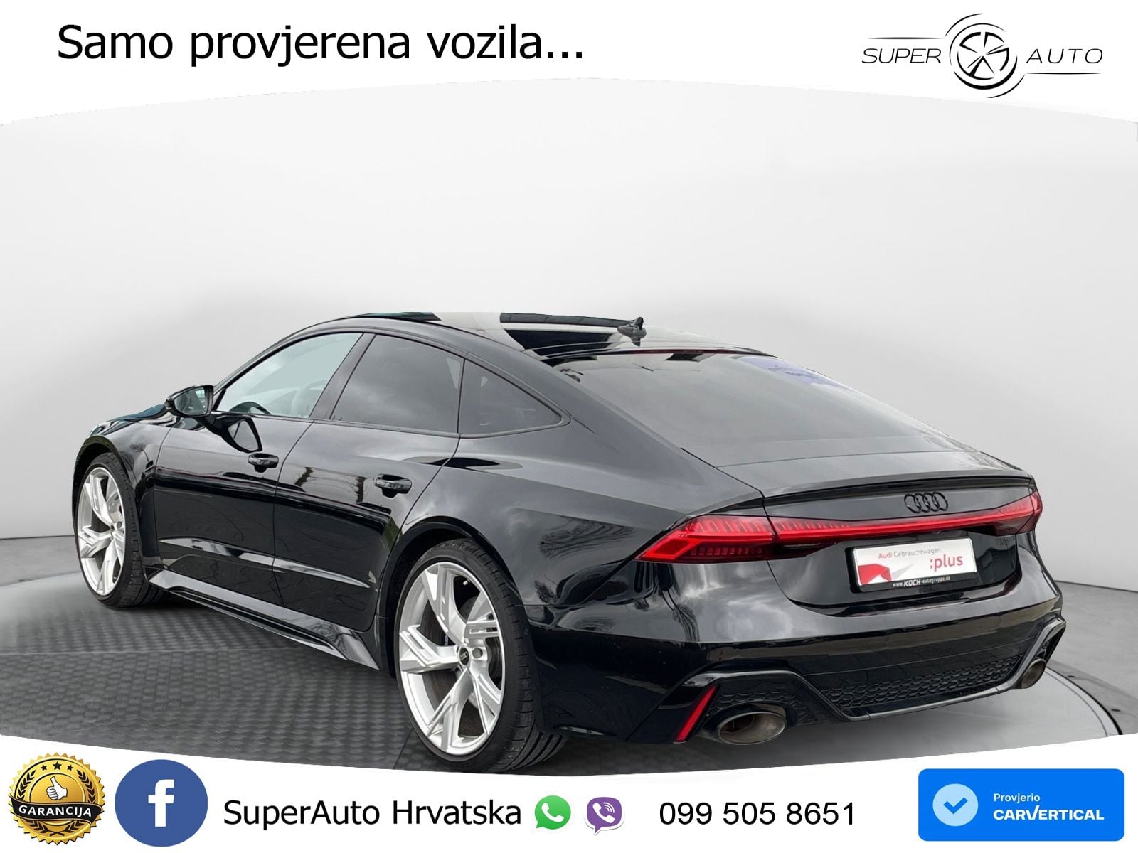 Audi RS7 4.0 TFSI V8 (600 KS) quattro tiptronic LED+GR SJED+ACC