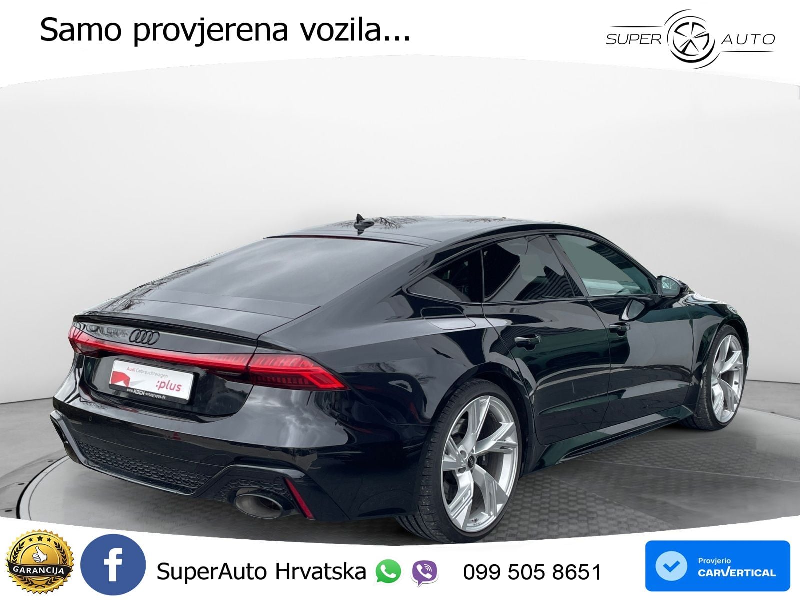 Audi RS7 4.0 TFSI V8 (600 KS) quattro tiptronic LED+GR SJED+ACC