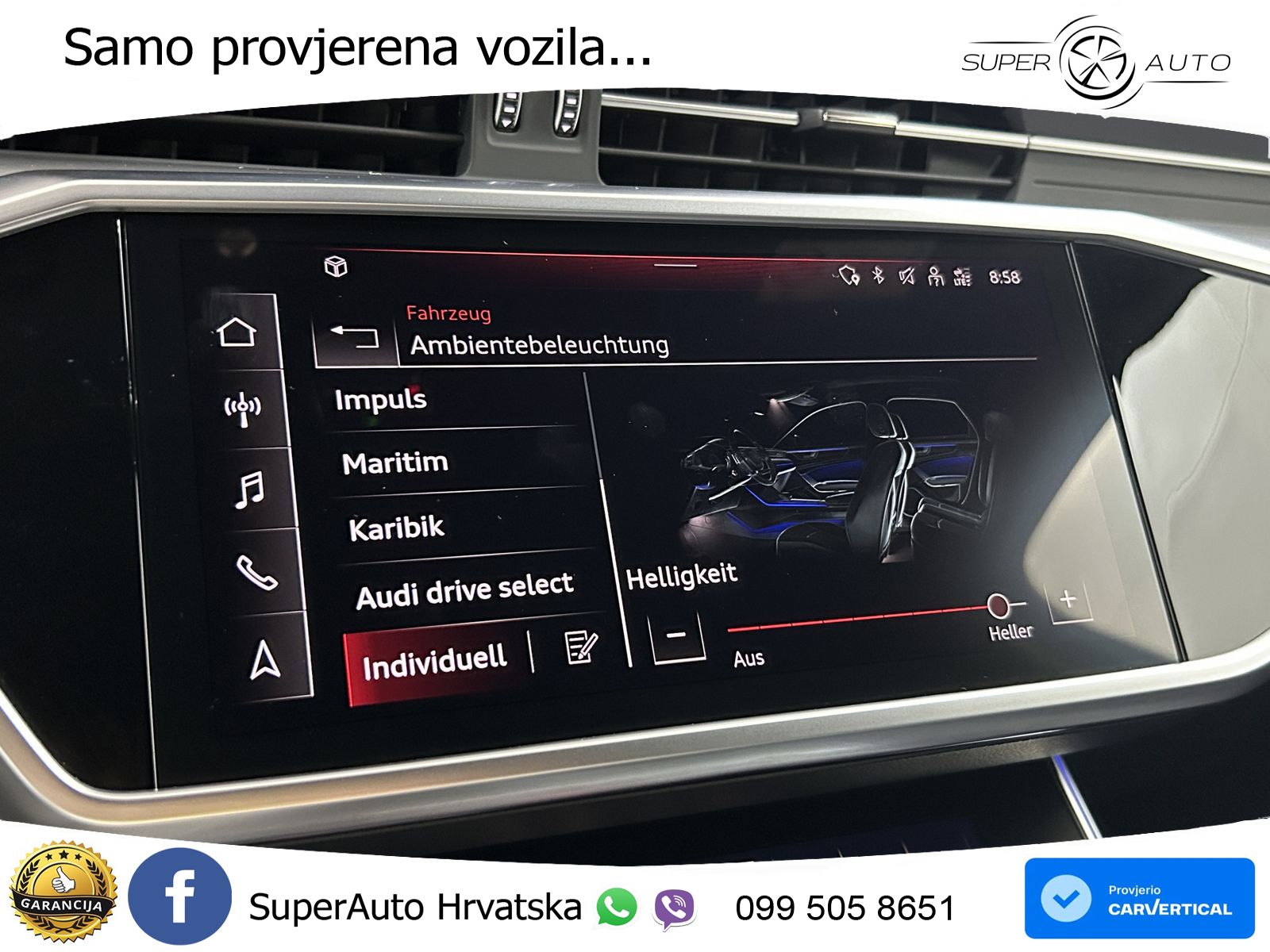 Audi A6 55 TFSI V6 (340 KS) quattro S tronic 3x S line ZRAČNI+ACC+GR SJED+KAM