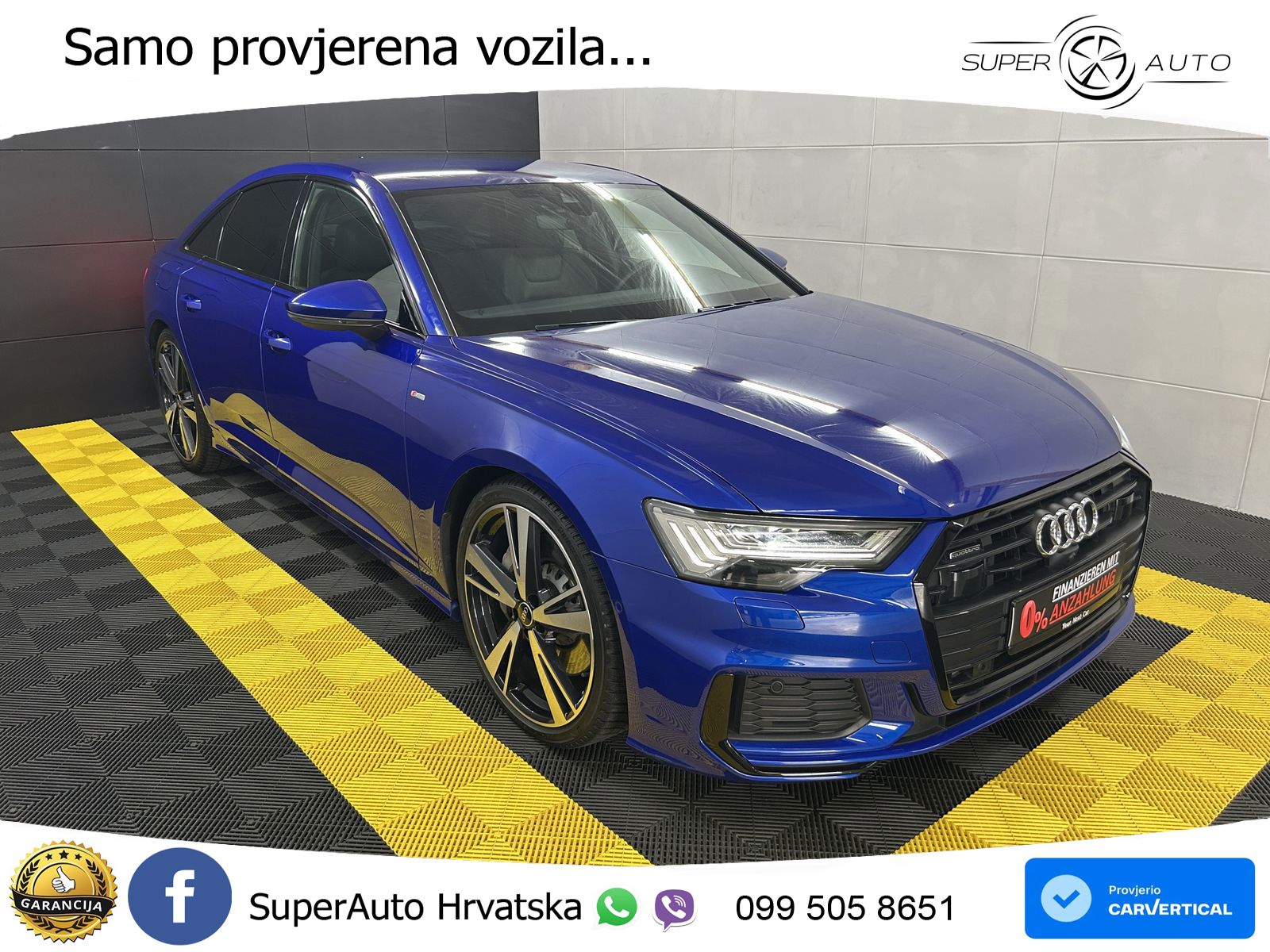 Audi A6 55 TFSI V6 (340 KS) quattro S tronic 3x S line ZRAČNI+ACC+GR SJED+KAM