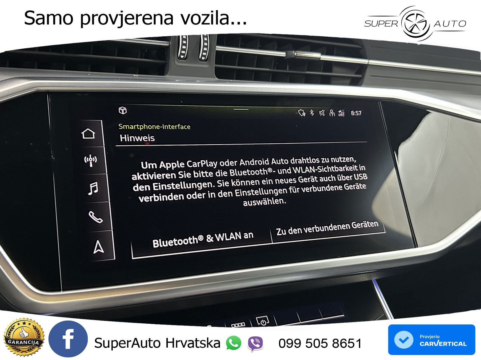 Audi A6 55 TFSI V6 (340 KS) quattro S tronic 3x S line ZRAČNI+ACC+GR SJED+KAM