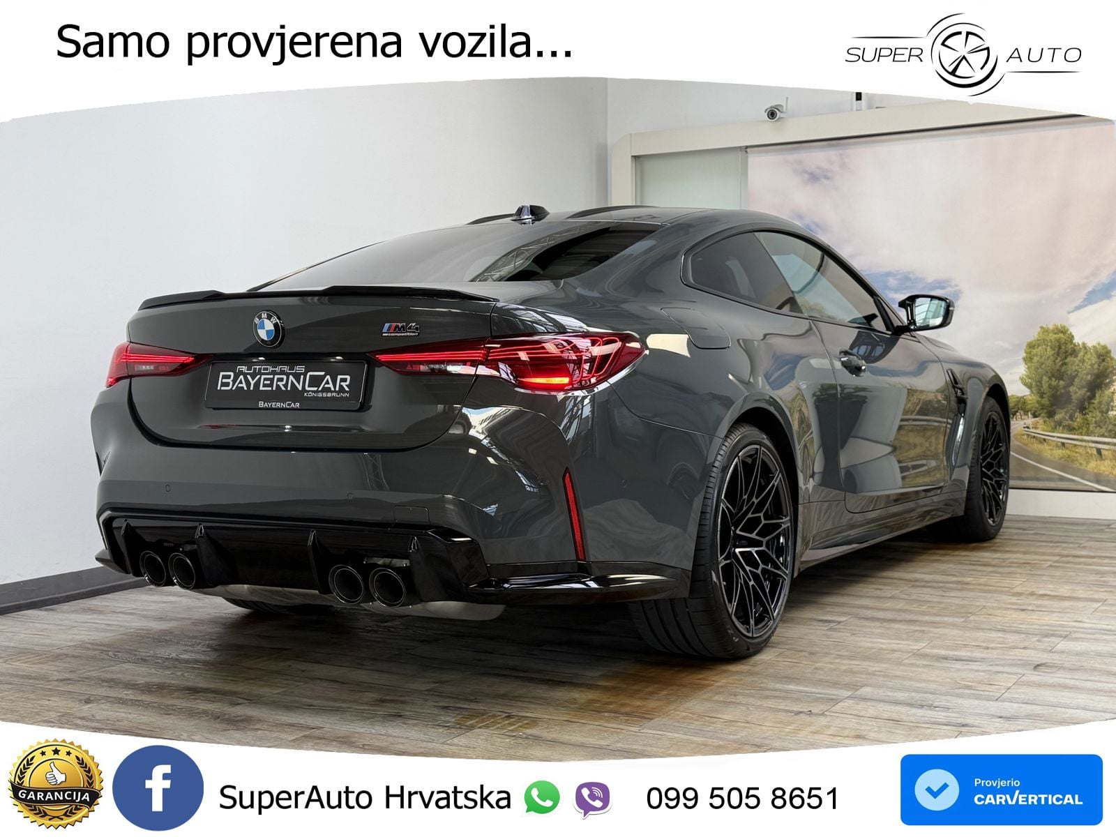 BMW M4 Competition 3.0 (530 KS) xDrive Steptronic LED+GR SJED+ACC