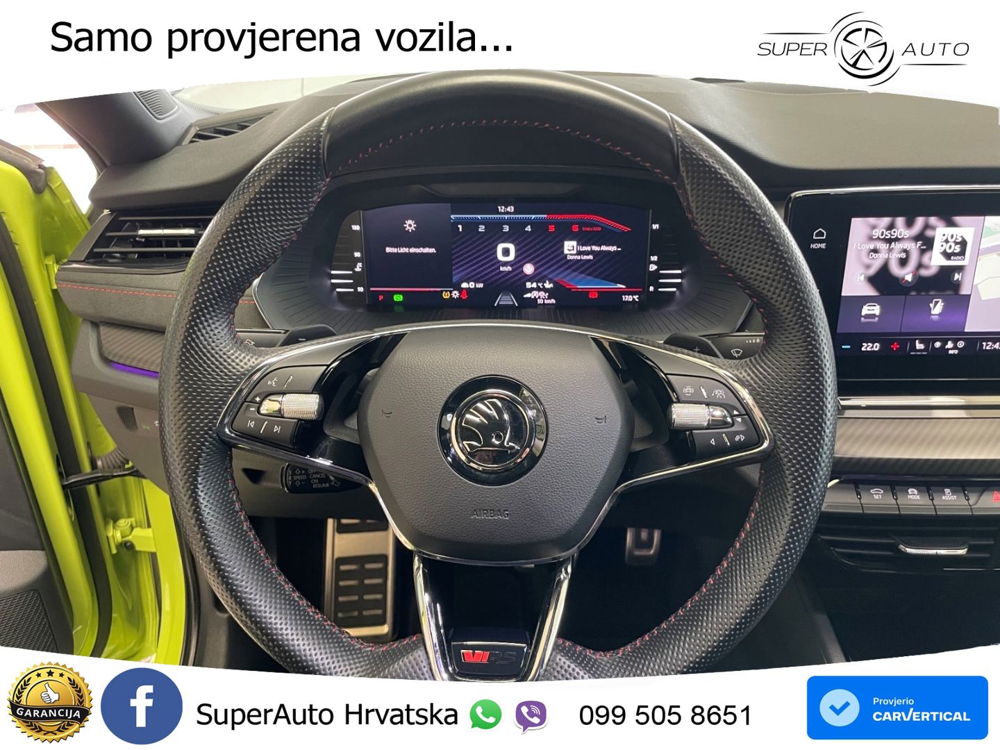 Škoda Octavia Combi RS 2.0 TDI (200 KS) DSG LED+GR SJED+ACC