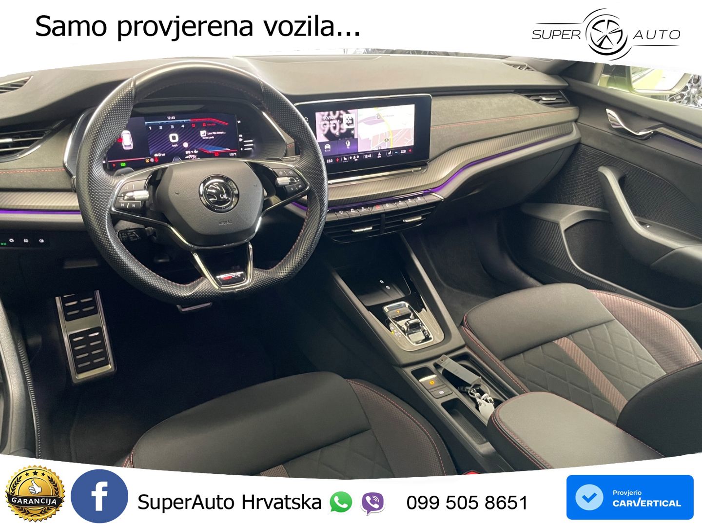Škoda Octavia Combi RS 2.0 TDI (200 KS) DSG LED+GR SJED+ACC