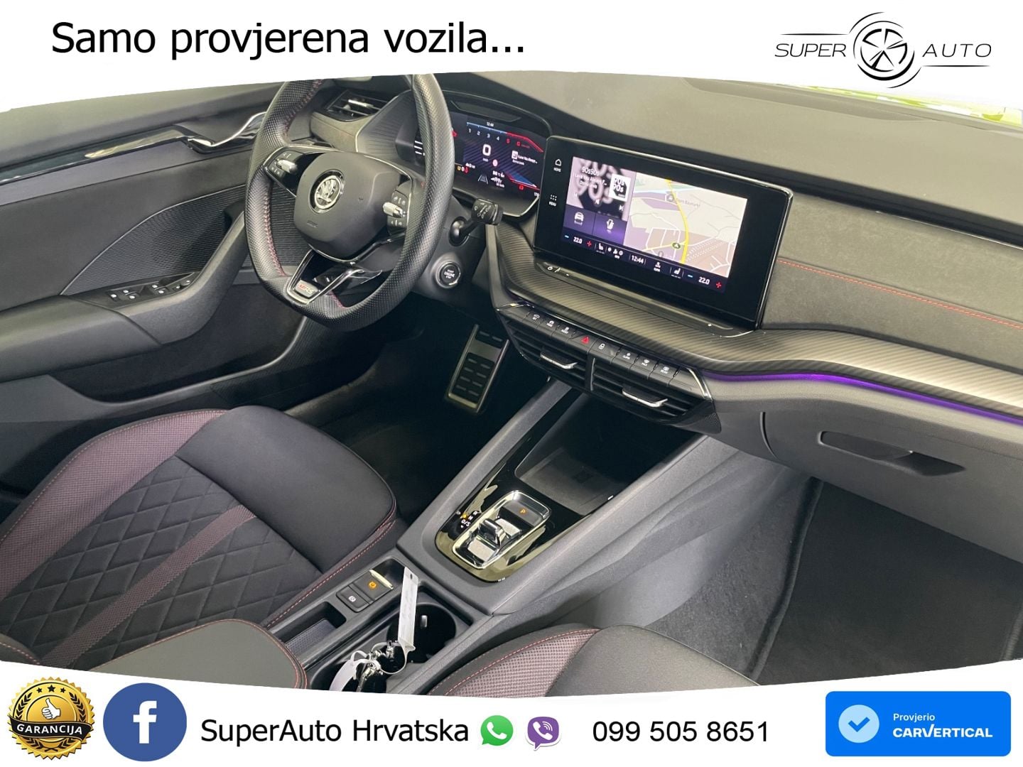 Škoda Octavia Combi RS 2.0 TDI (200 KS) DSG LED+GR SJED+ACC