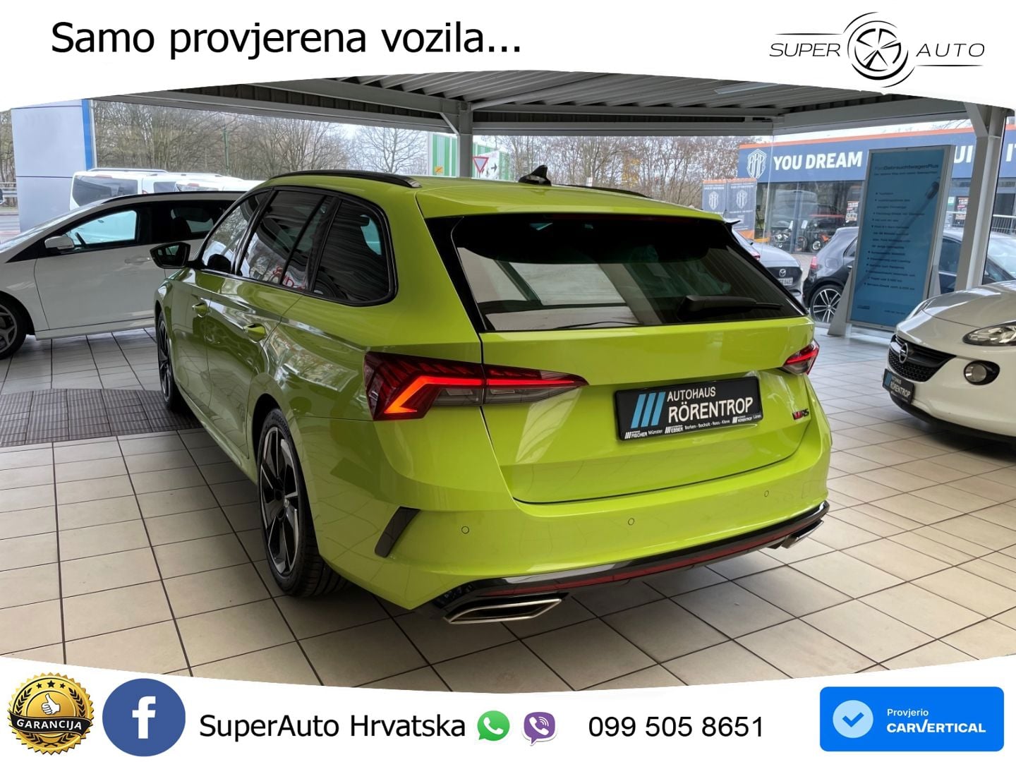 Škoda Octavia Combi RS 2.0 TDI (200 KS) DSG LED+GR SJED+ACC
