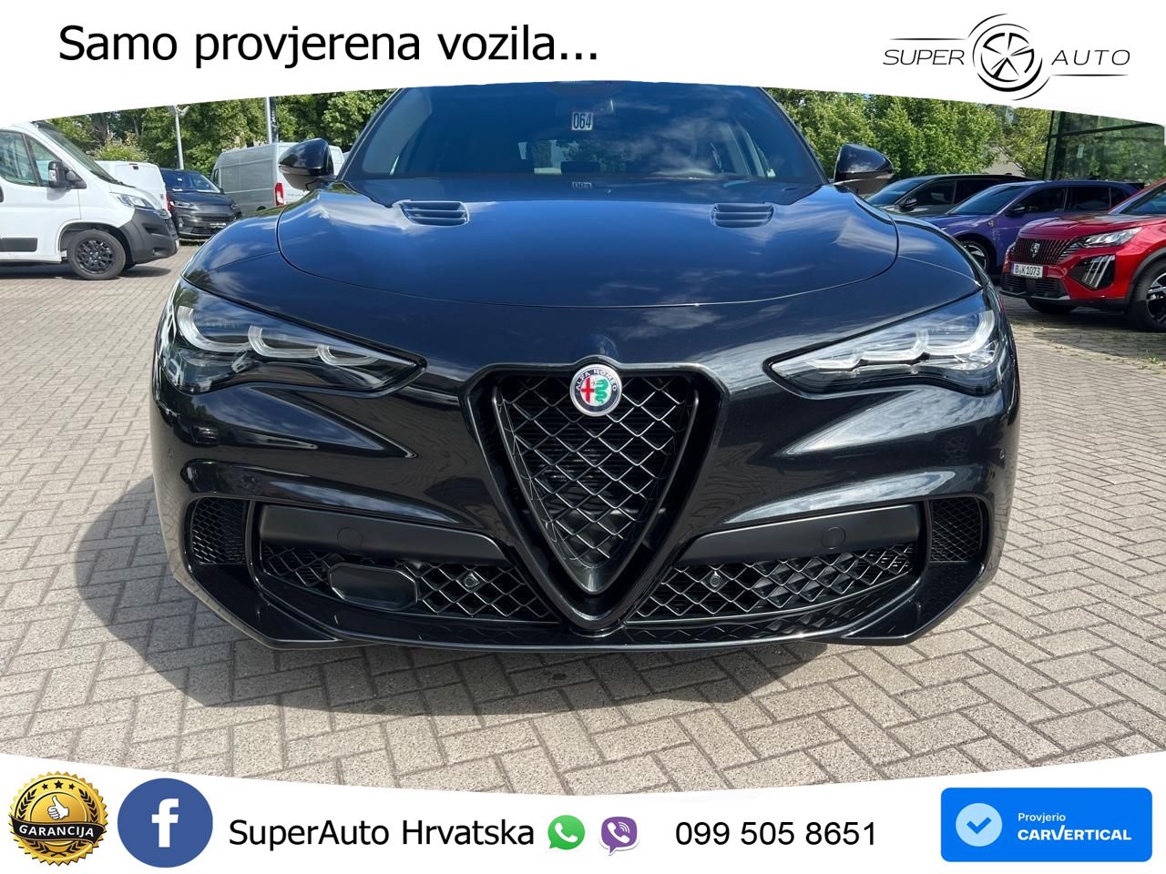 Alfa Romeo Stelvio Quadrifoglio 2.9 V6 Bi-Turbo (520 KS) Q4 Automatic LED+GR SJED+ACC