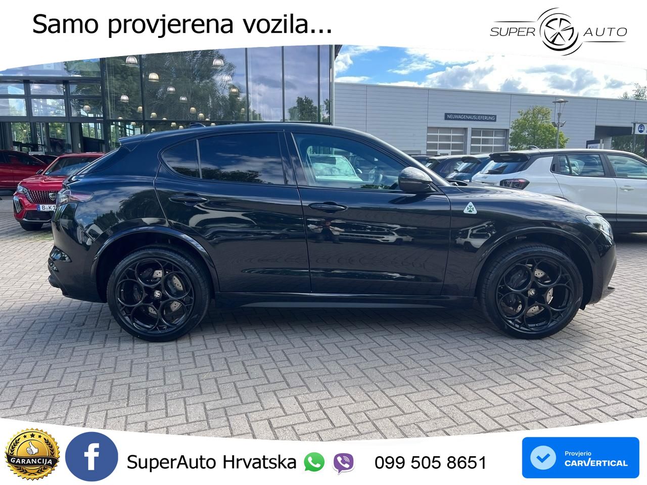 Alfa Romeo Stelvio Quadrifoglio 2.9 V6 Bi-Turbo (520 KS) Q4 Automatic LED+GR SJED+ACC