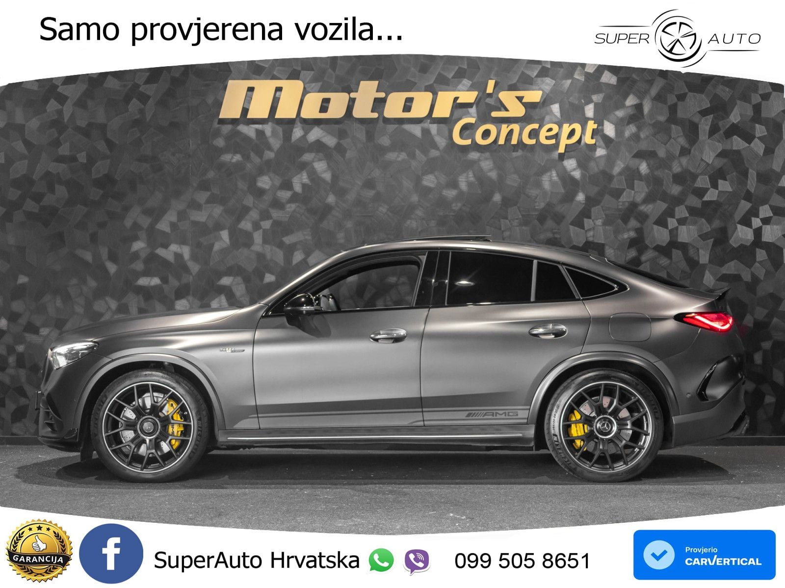 Mercedes AMG GLC 63 S E PERFORMANCE (680 KS) 4MATIC+ AMG SPEEDSHIFT MCT 9G Edition One ACC+HEAD+GR SJED+360+PANO
