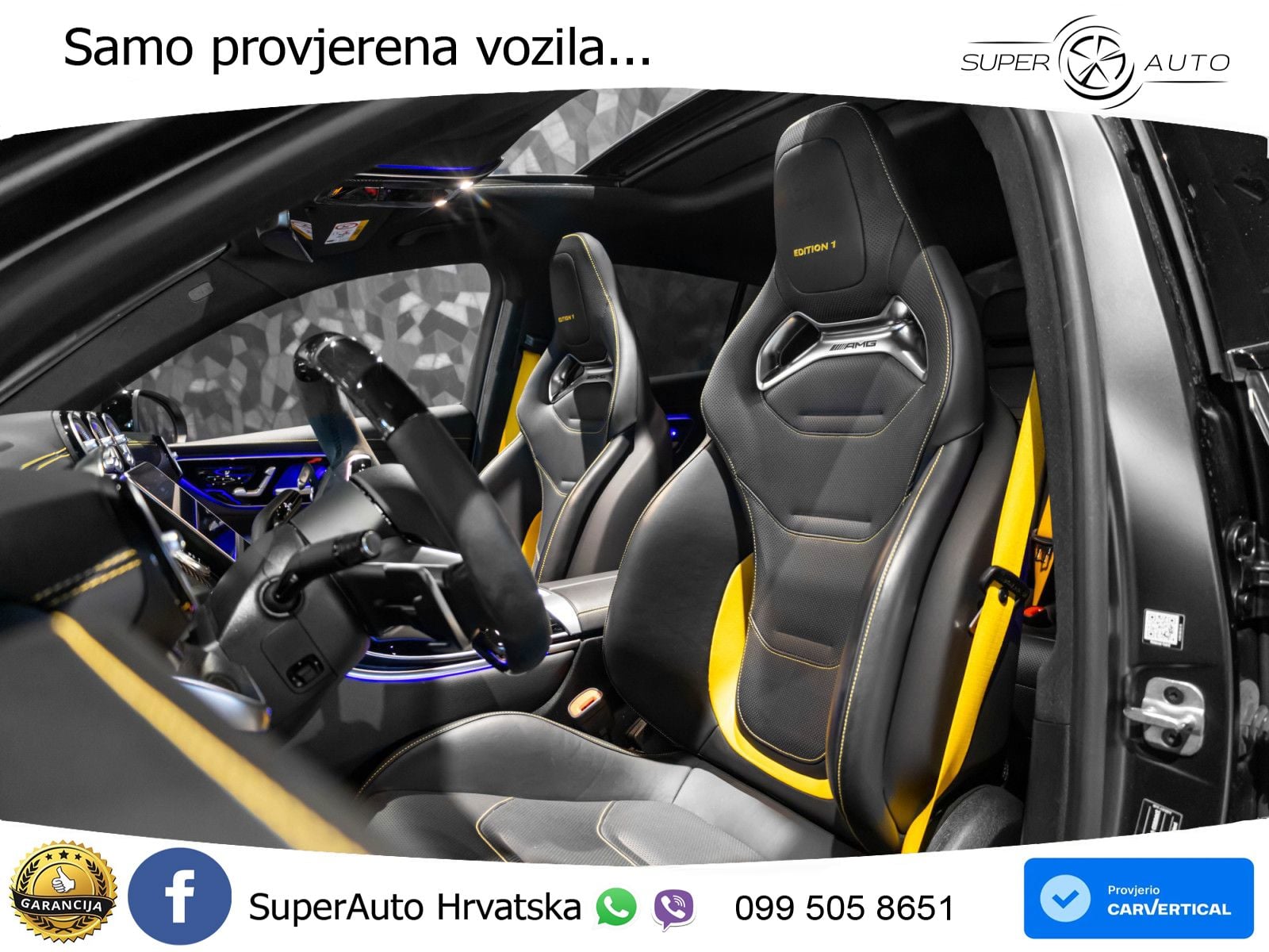 Mercedes AMG GLC 63 S E PERFORMANCE (680 KS) 4MATIC+ AMG SPEEDSHIFT MCT 9G Edition One ACC+HEAD+GR SJED+360+PANO