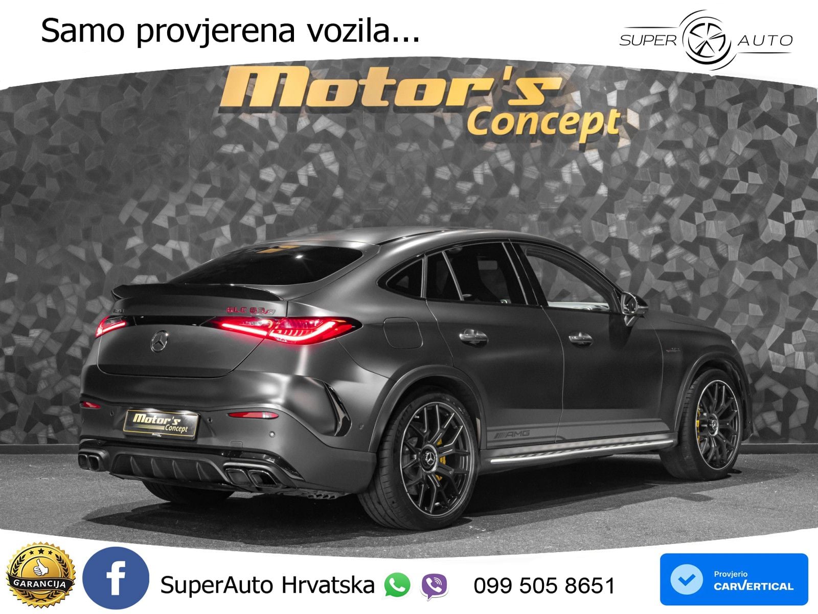 Mercedes AMG GLC 63 S E PERFORMANCE (680 KS) 4MATIC+ AMG SPEEDSHIFT MCT 9G Edition One ACC+HEAD+GR SJED+360+PANO