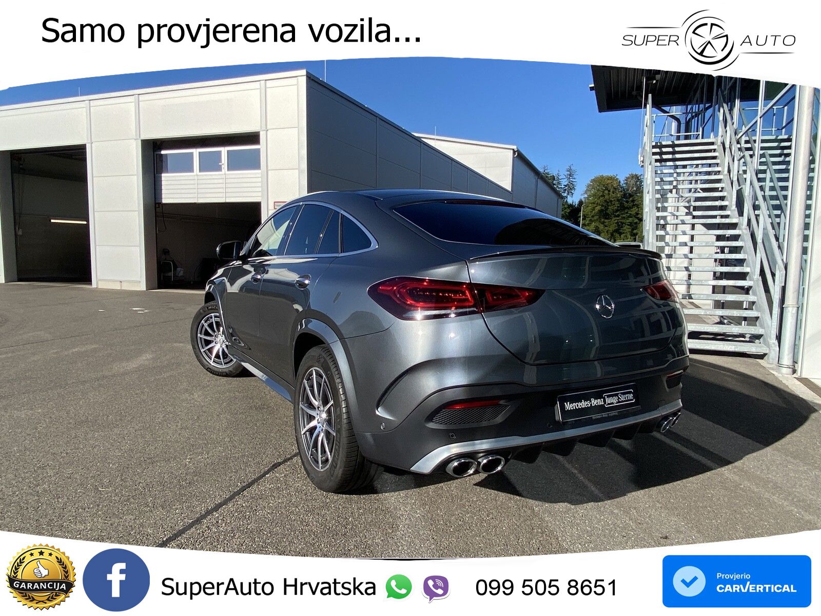 Mercedes AMG GLE Coupe 53 (435 KS) EQ Boost 4MATIC+ AMG SPEEDSHIFT TCT 9G ZRAČNI+ACC+GR SJED+KAM