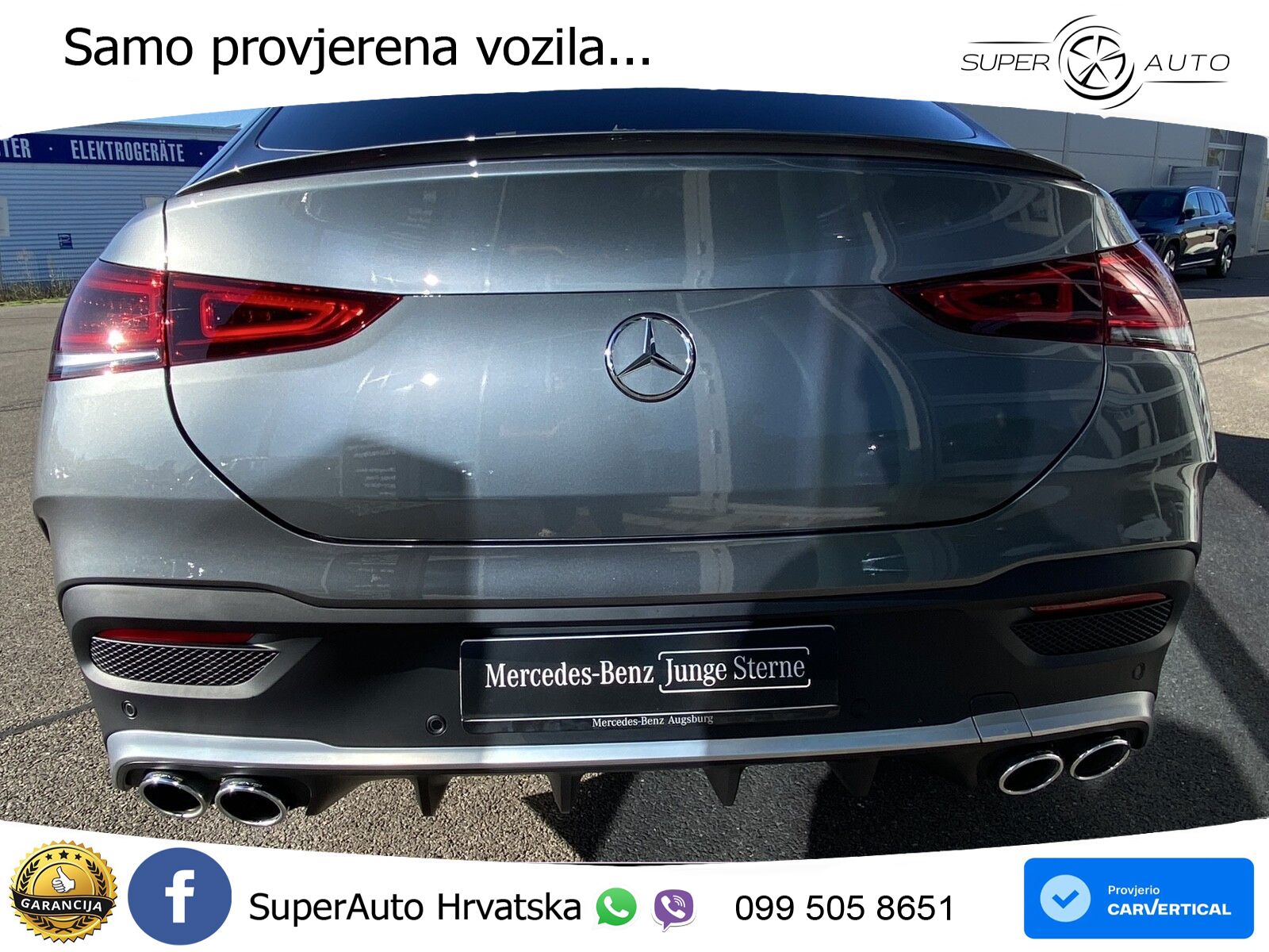 Mercedes AMG GLE Coupe 53 (435 KS) EQ Boost 4MATIC+ AMG SPEEDSHIFT TCT 9G ZRAČNI+ACC+GR SJED+KAM