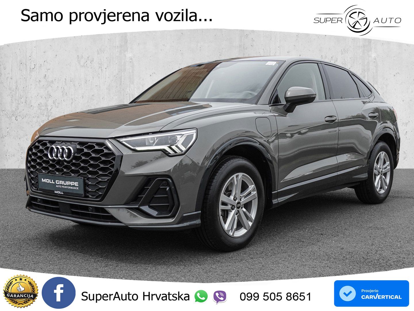 Audi Q3 Sportback 45 TFSIe (245 KS) S tronic LED+GR SJED+ACC