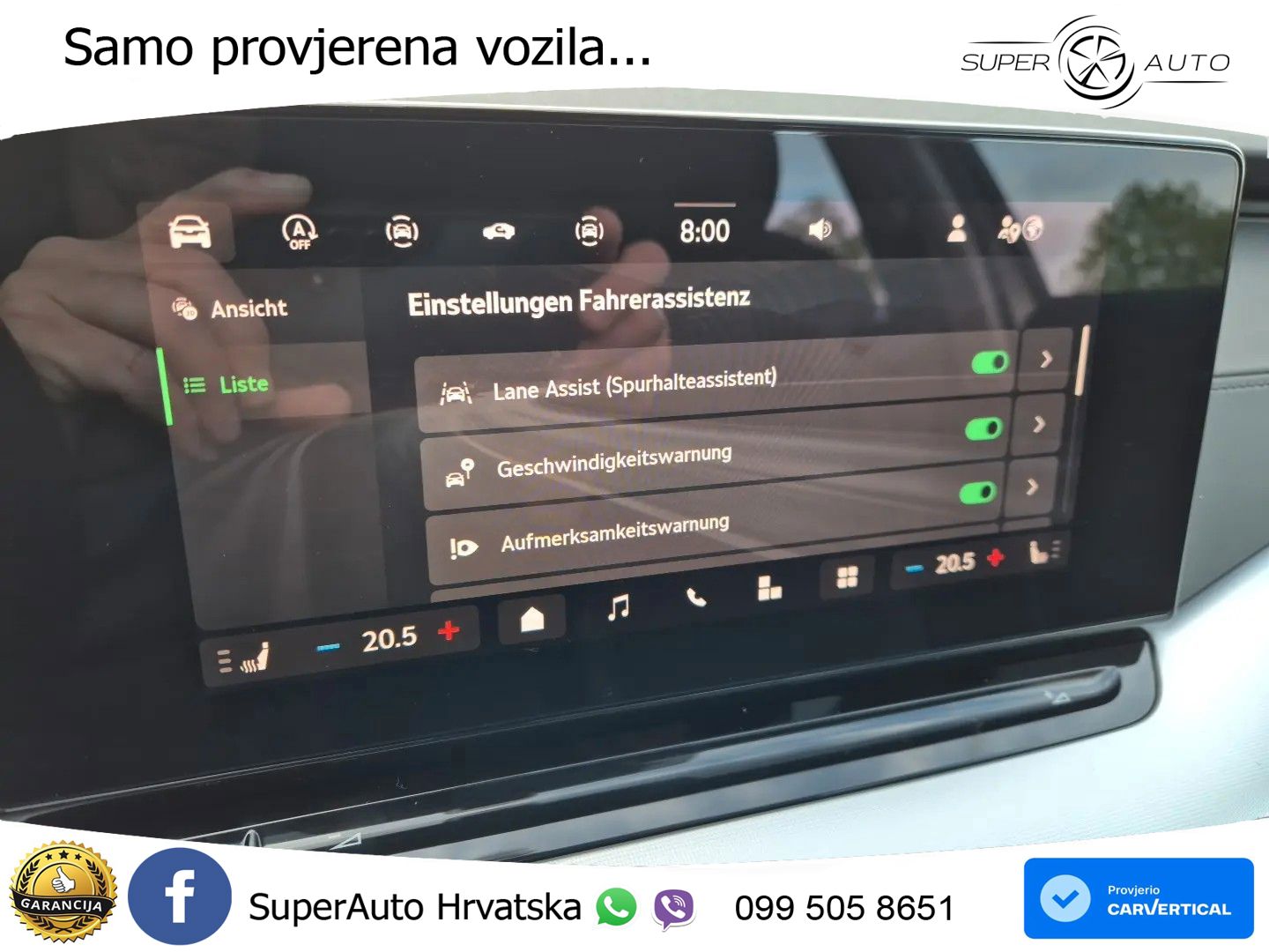 Škoda Octavia Combi 1.5 TSI (150 KS) DSG LED+GR SJED+ACC