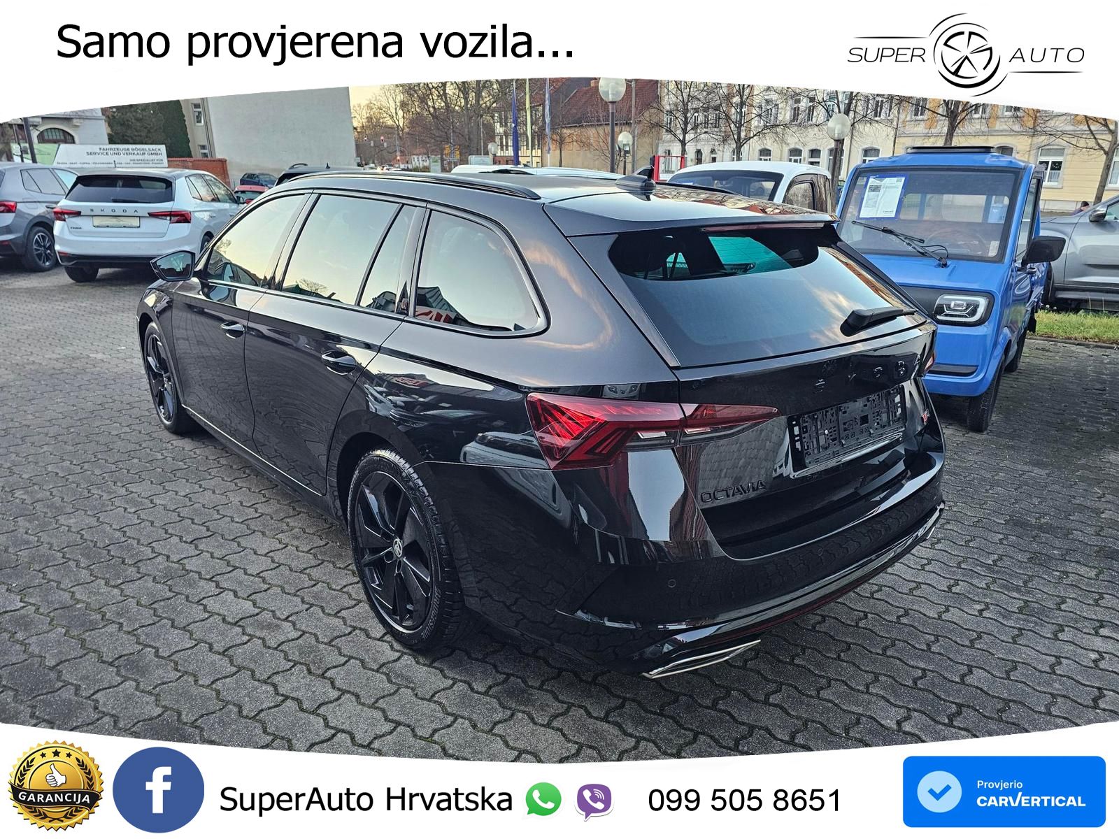 Škoda Octavia Combi RS 2.0 TSI (245 KS) DSG LED+GR SJED+ACC