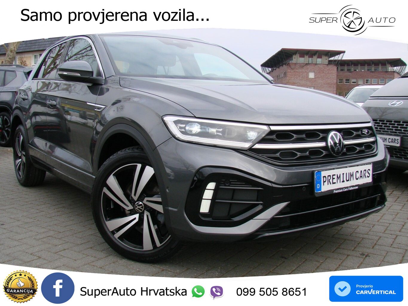 Volkswagen T-Roc 1.5 TSI (150 KS) DSG R-Line LED+GR SJED+ACC