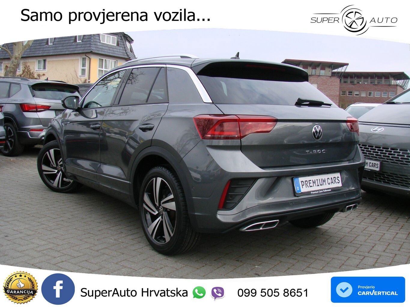 Volkswagen T-Roc 1.5 TSI (150 KS) DSG R-Line LED+GR SJED+ACC