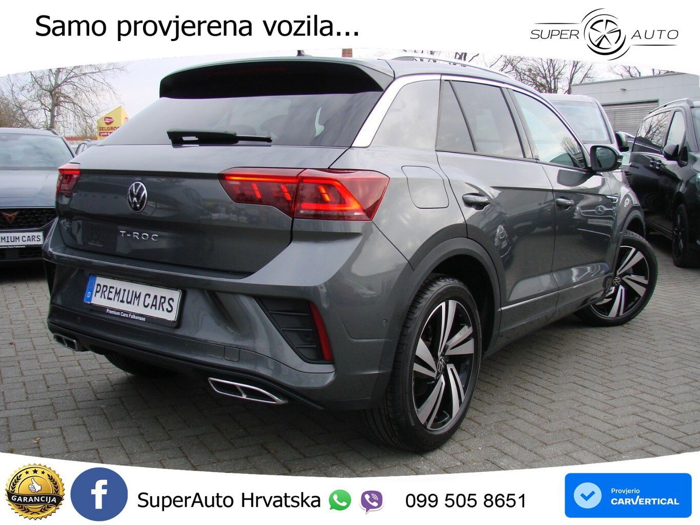 Volkswagen T-Roc 1.5 TSI (150 KS) DSG R-Line LED+GR SJED+ACC