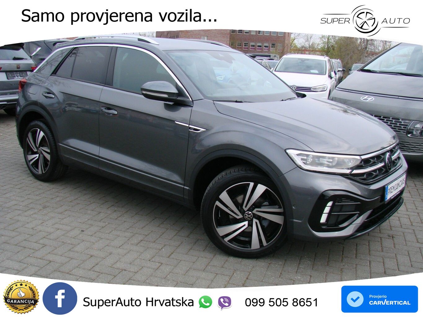 Volkswagen T-Roc 1.5 TSI (150 KS) DSG R-Line LED+GR SJED+ACC