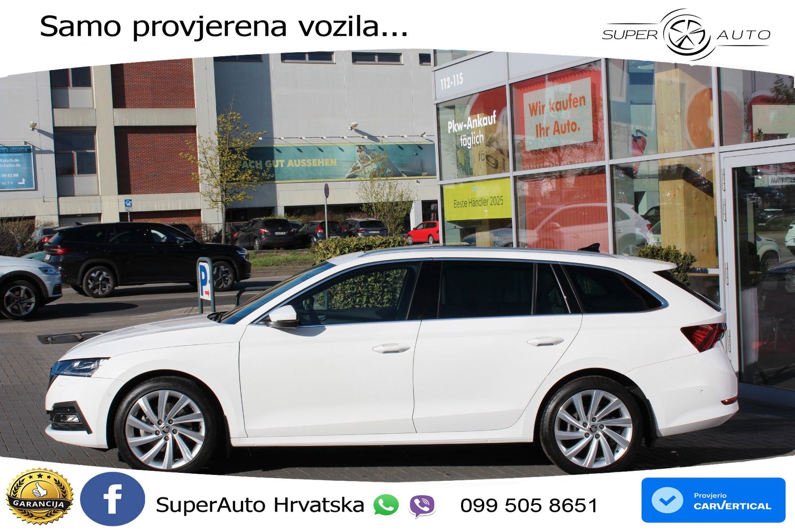 Škoda Octavia Combi 2.0 TDI (150 KS) 4x4 DSG LED+GR SJED+ACC