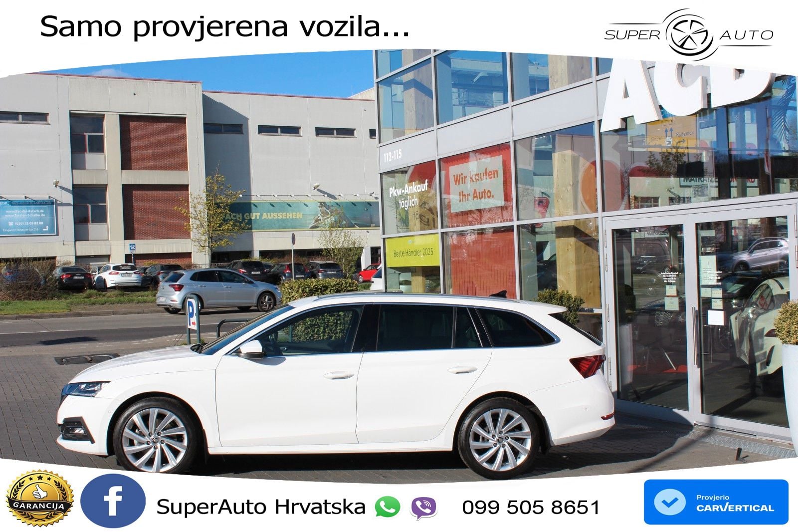 Škoda Octavia Combi 2.0 TDI (150 KS) 4x4 DSG LED+GR SJED+ACC