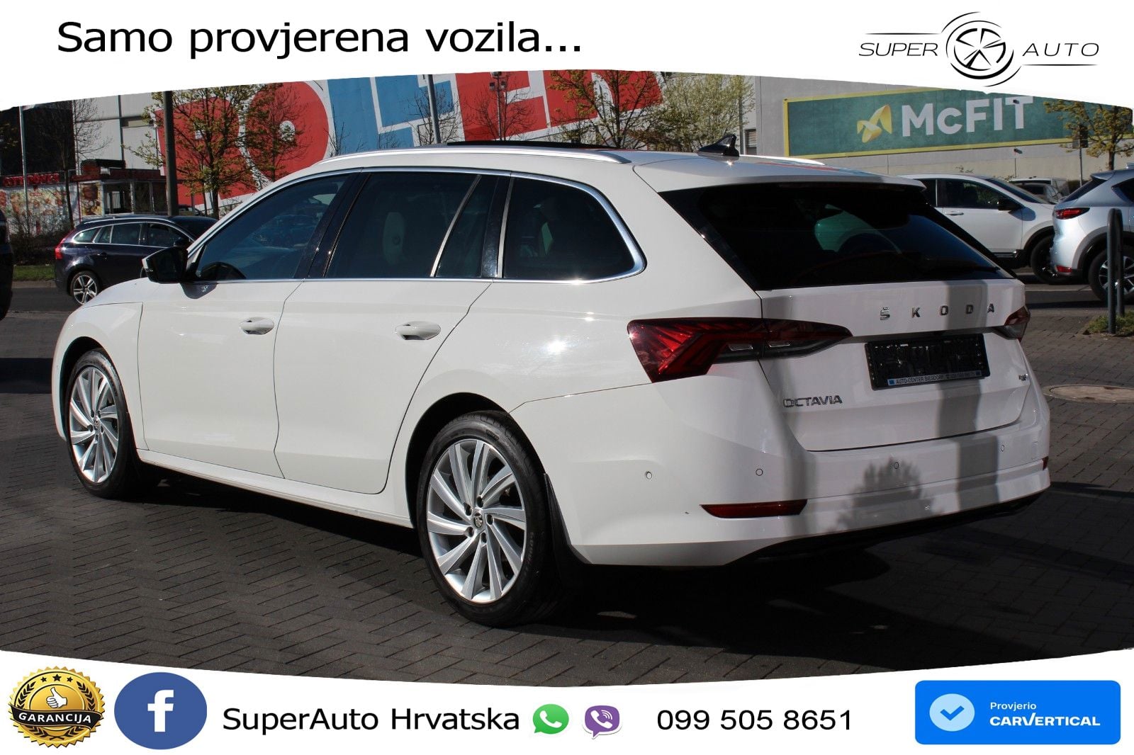 Škoda Octavia Combi 2.0 TDI (150 KS) 4x4 DSG LED+GR SJED+ACC