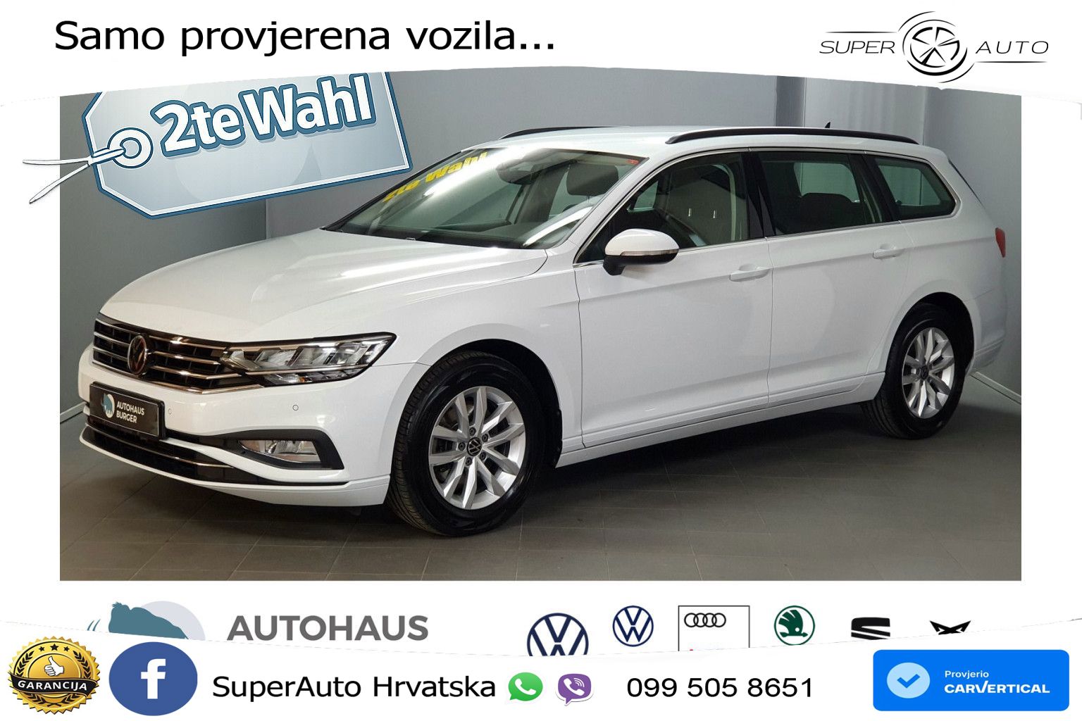 Volkswagen Passat Variant 2.0 TDI (150 KS) DSG Business LED+GR SJED+ACC