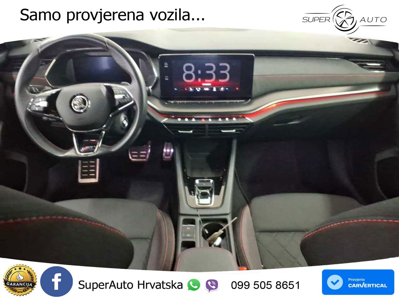 Škoda Octavia Combi RS 2.0 TDI (200 KS) DSG LED+GR SJED+ACC