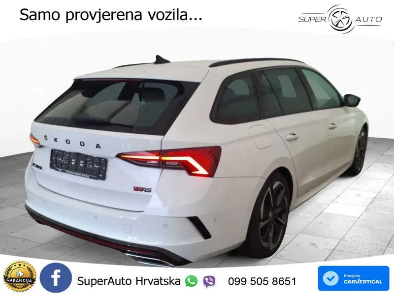 Škoda Octavia Combi RS 2.0 TDI (200 KS) DSG LED+GR SJED+ACC