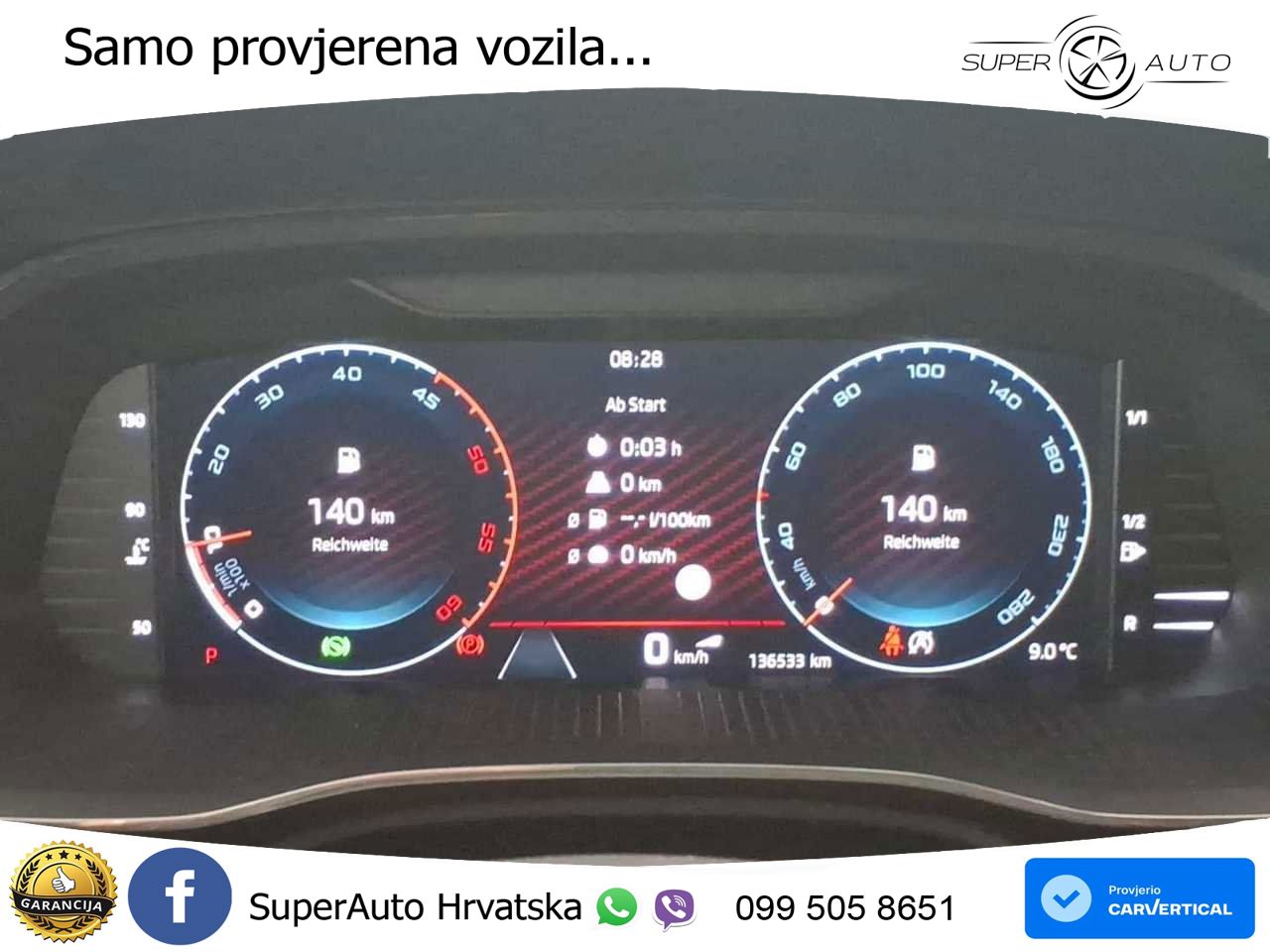 Škoda Octavia Combi RS 2.0 TDI (200 KS) DSG LED+GR SJED+ACC