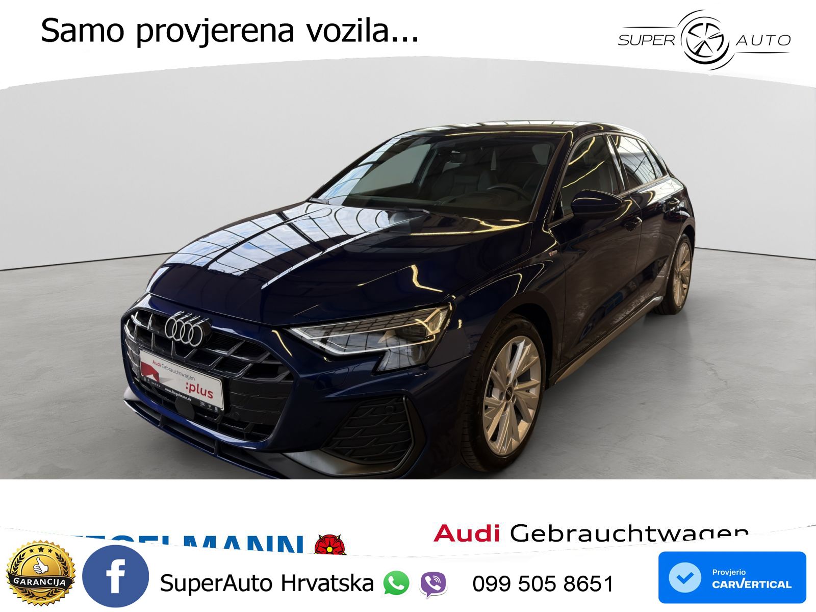 Audi A3 35 TFSI (150 KS) S tronic S line LED+GR SJED+ACC