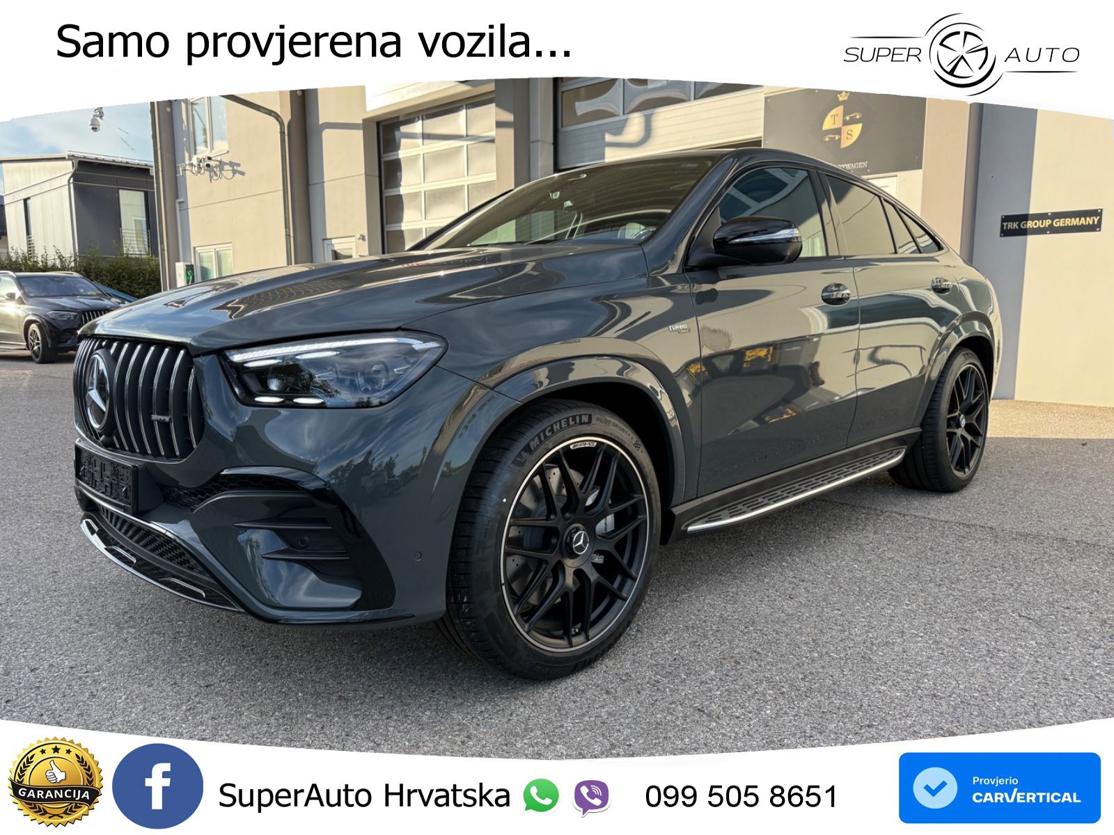 Mercedes AMG GLE Coupe 53 (435 KS) EQ Boost 4MATIC+ AMG SPEEDSHIFT TCT 9G ACC+HEAD+4xGR SJED+360+PANO