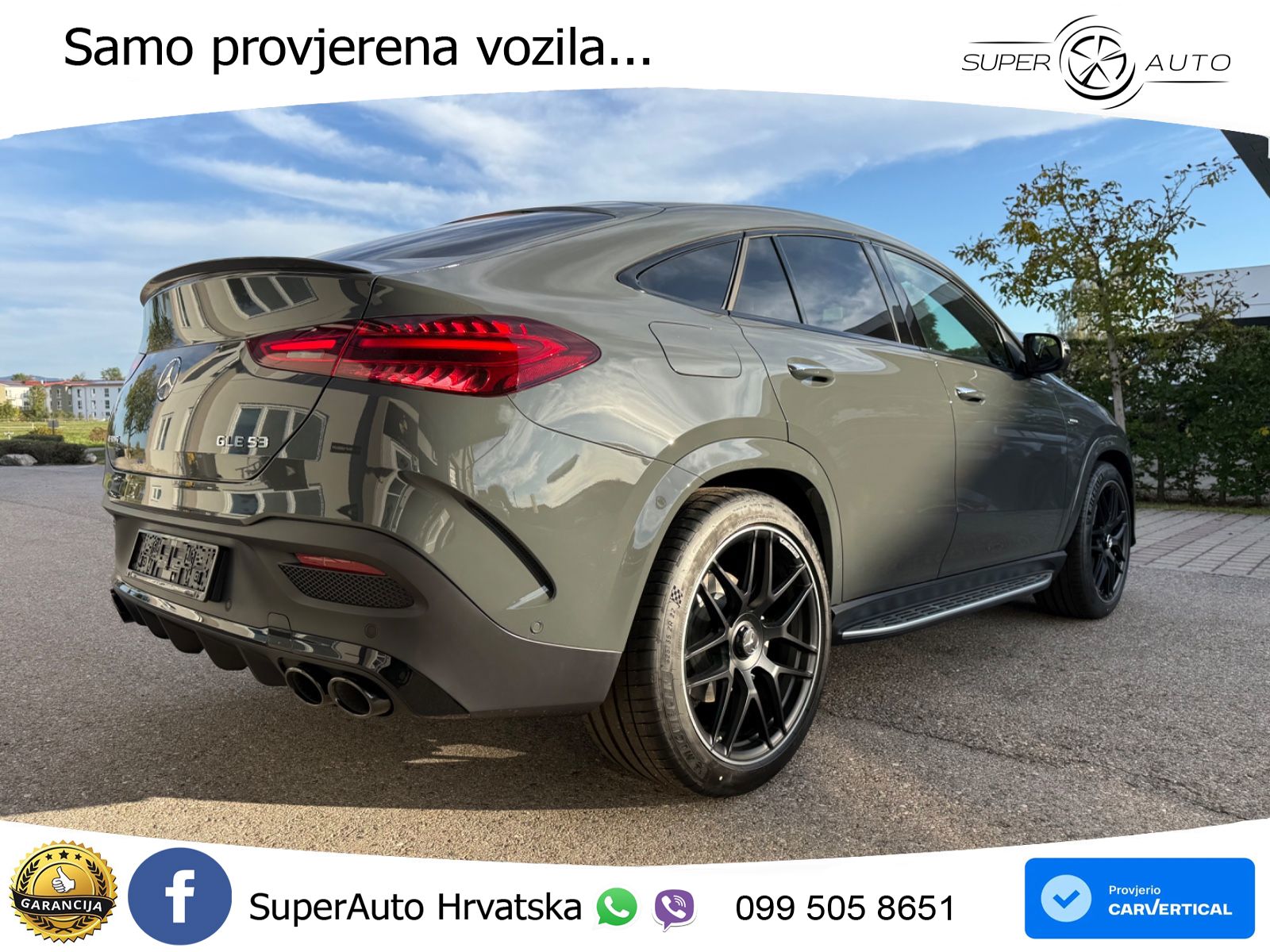 Mercedes AMG GLE Coupe 53 (435 KS) EQ Boost 4MATIC+ AMG SPEEDSHIFT TCT 9G ACC+HEAD+4xGR SJED+360+PANO