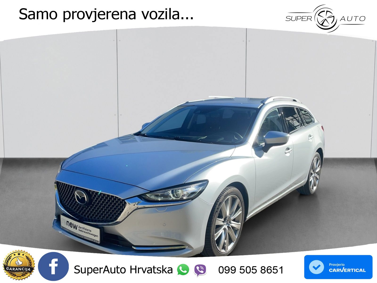 Mazda 6 Sport Combi 2.5 SKYACTIV-G (194 KS) SKYACTIV-Drive MATRIX+GR SJED+KAM