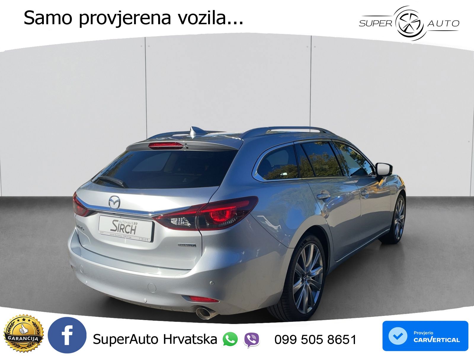 Mazda 6 Sport Combi 2.5 SKYACTIV-G (194 KS) SKYACTIV-Drive MATRIX+GR SJED+KAM