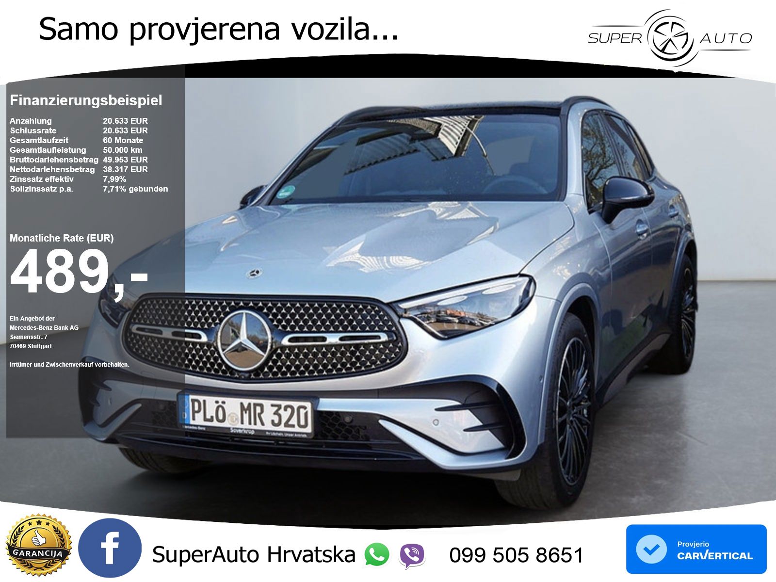 Mercedes GLC 220d (197 KS) 4MATIC 9G-TRONIC AMG ACC+GR SJED+360+PANO
