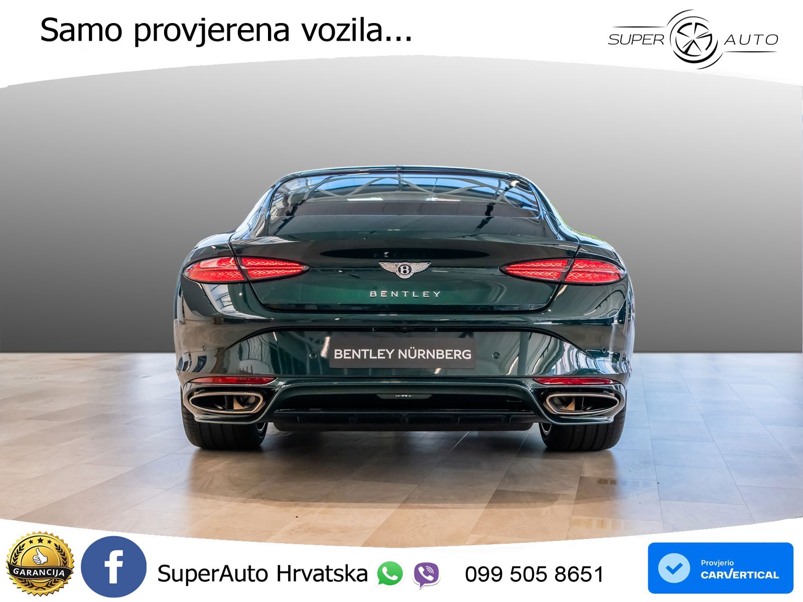 Bentley Continental GT IV 4.0 V8 TFSi (782 KS) AWD DCT ACC+HEAD+GR SJED+360+PANO