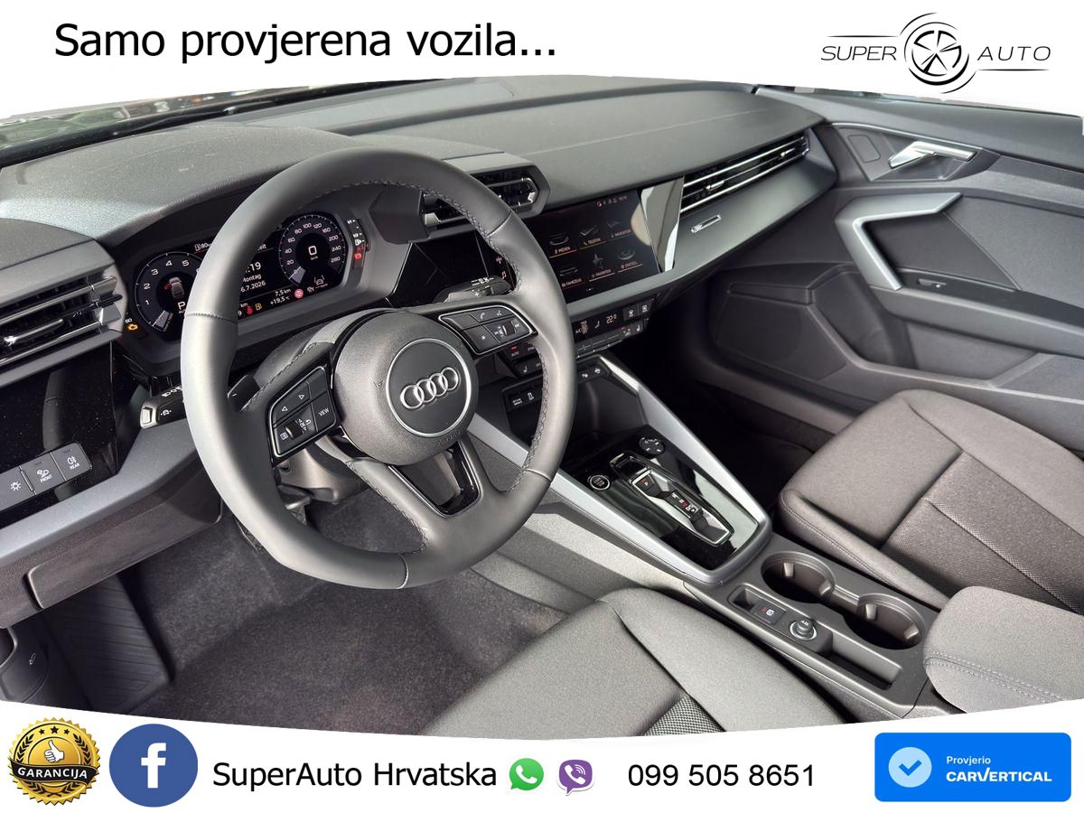 Audi A3 35 TFSI (150 KS) S tronic LED+GR SJED+ACC