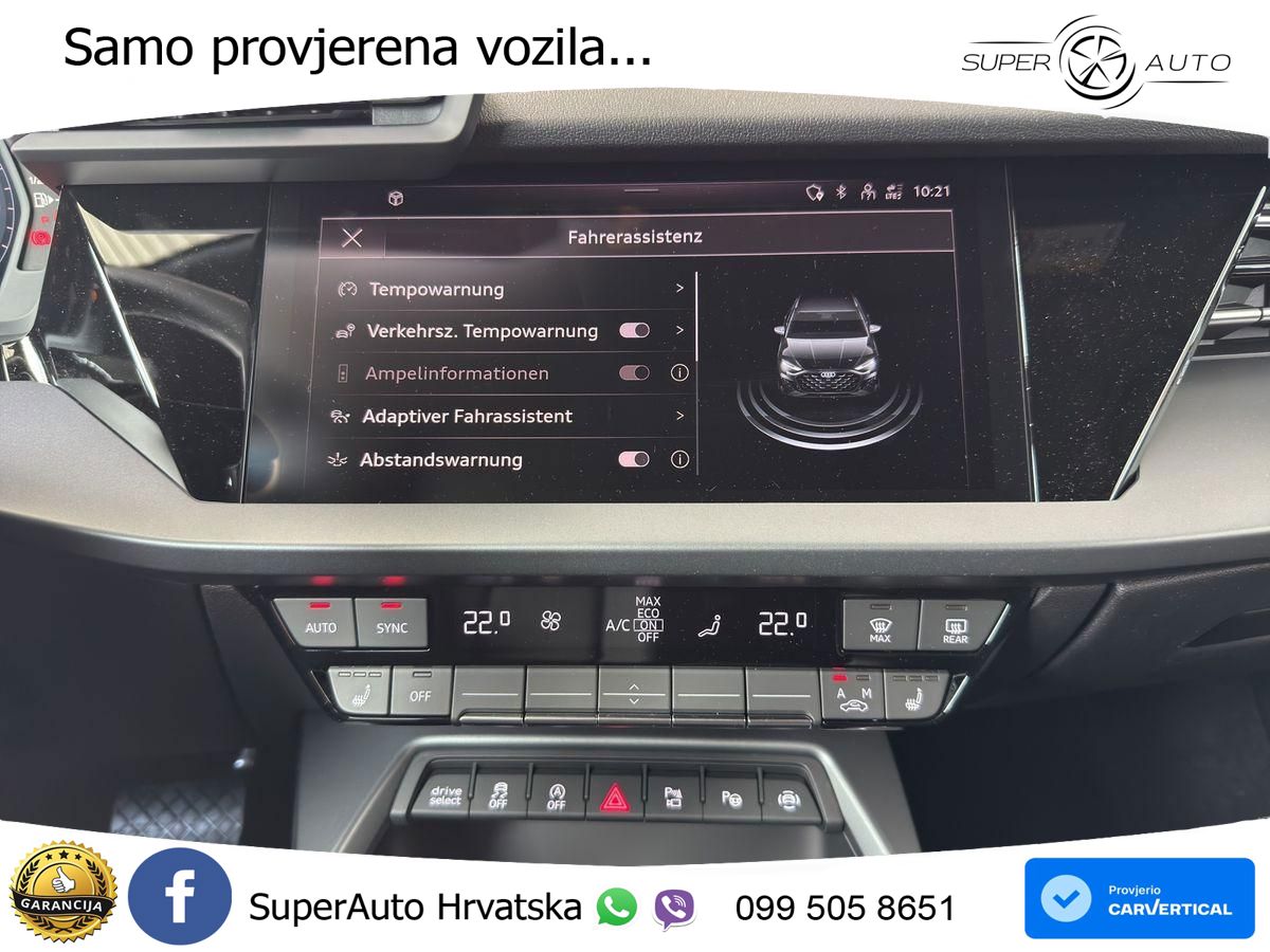 Audi A3 35 TFSI (150 KS) S tronic LED+GR SJED+ACC