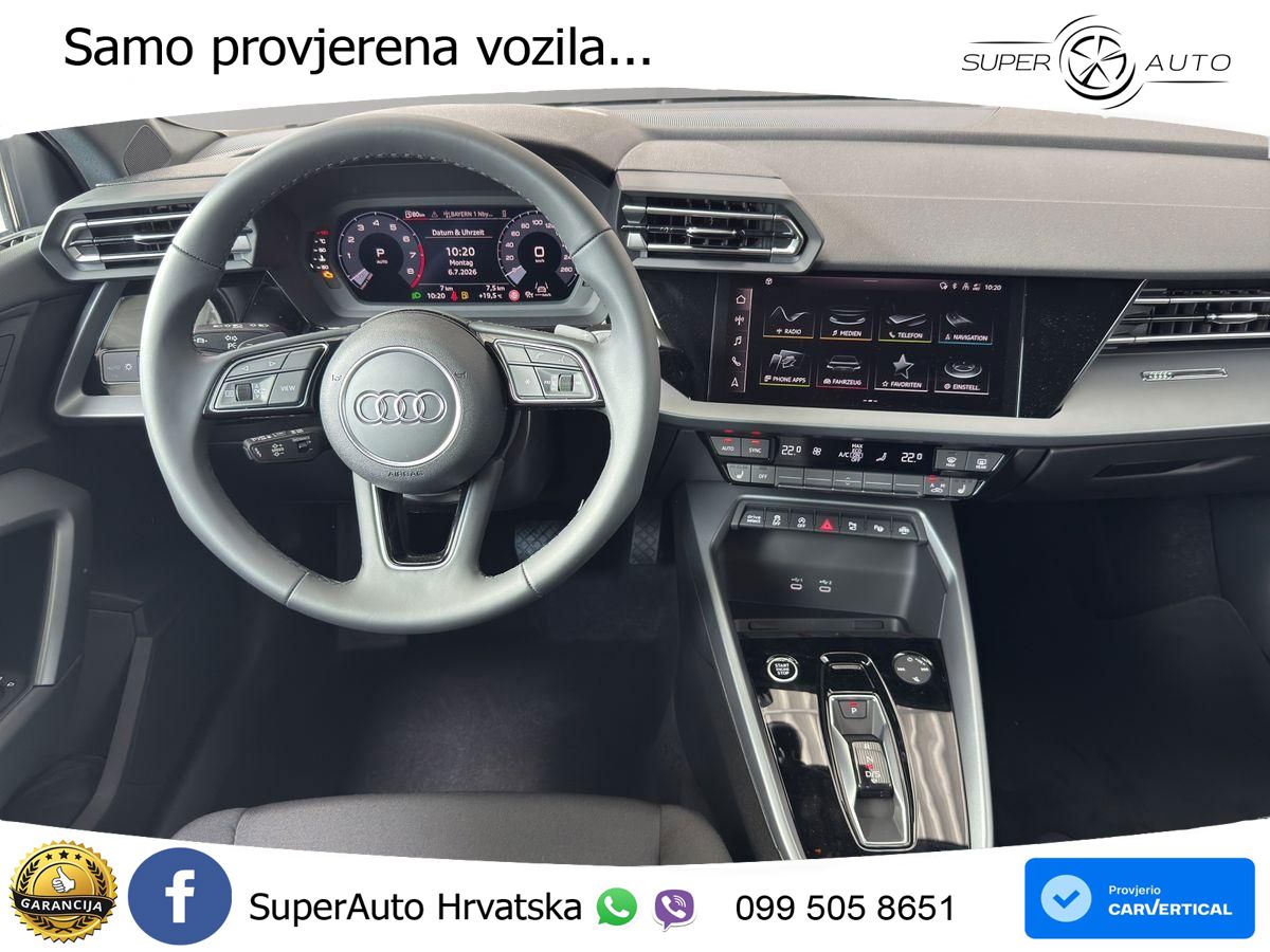 Audi A3 35 TFSI (150 KS) S tronic LED+GR SJED+ACC