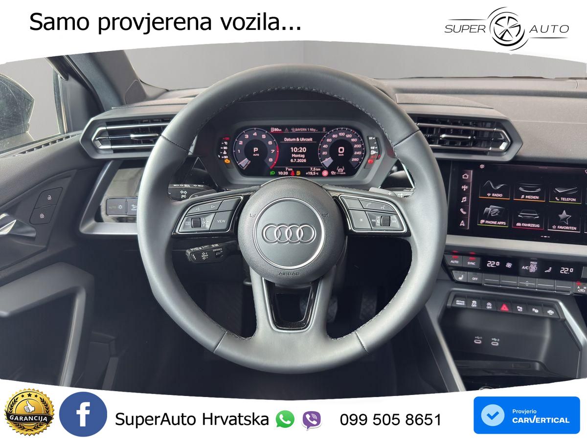 Audi A3 35 TFSI (150 KS) S tronic LED+GR SJED+ACC