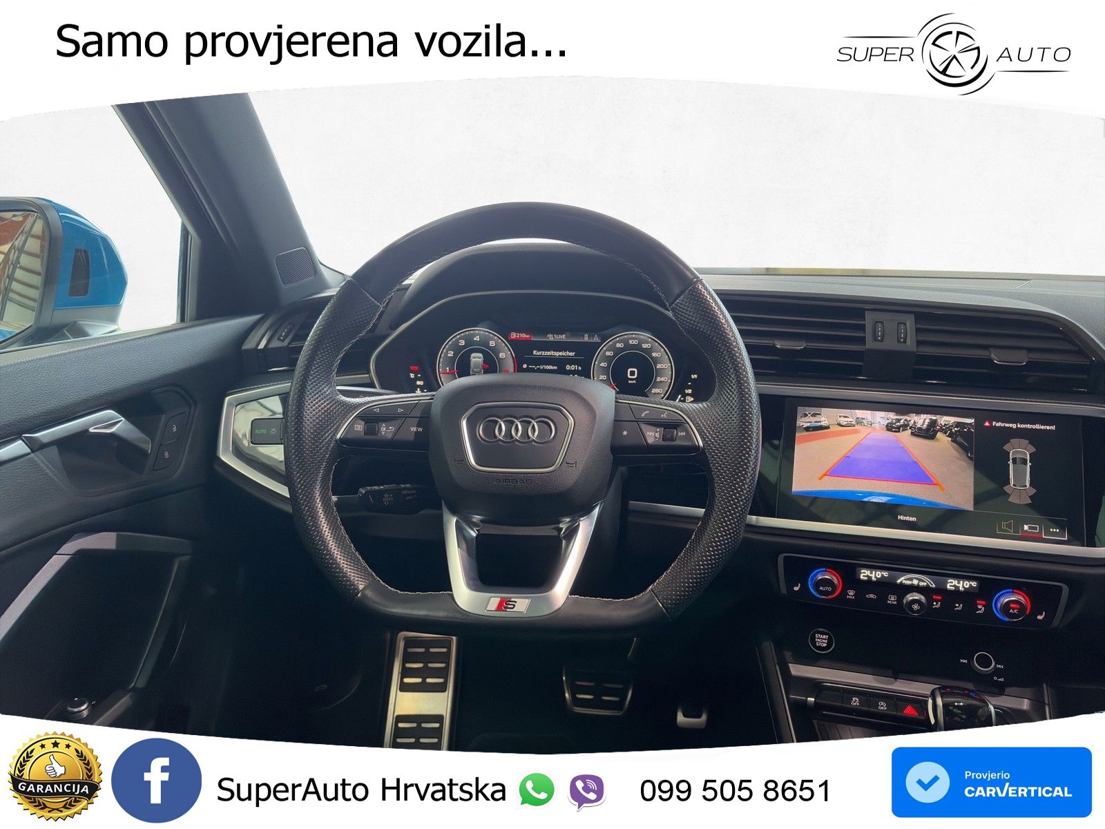 Audi Q3 40 TFSI (190 KS) quattro S tronic S line MATRIX+GR SJED+KAM