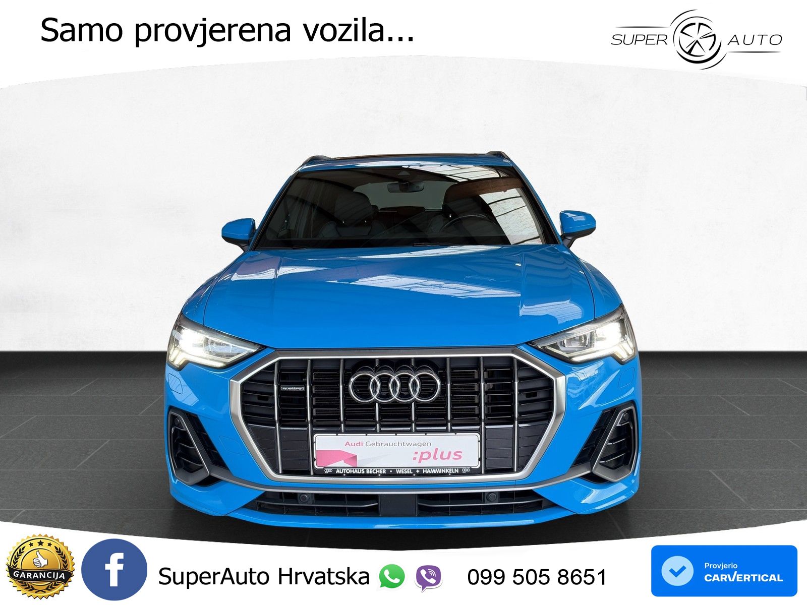 Audi Q3 40 TFSI (190 KS) quattro S tronic S line MATRIX+GR SJED+KAM