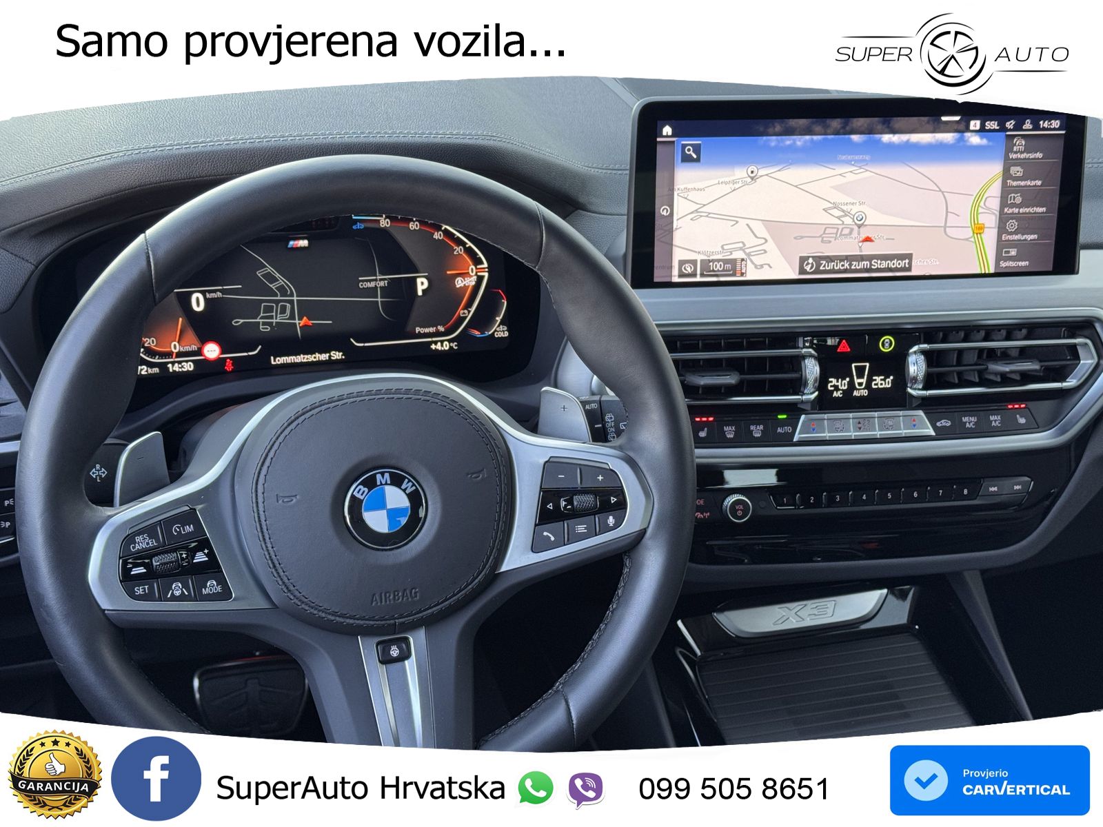 BMW X3 20d xDrive Steptronic M Sport LED+GR SJED+ACC