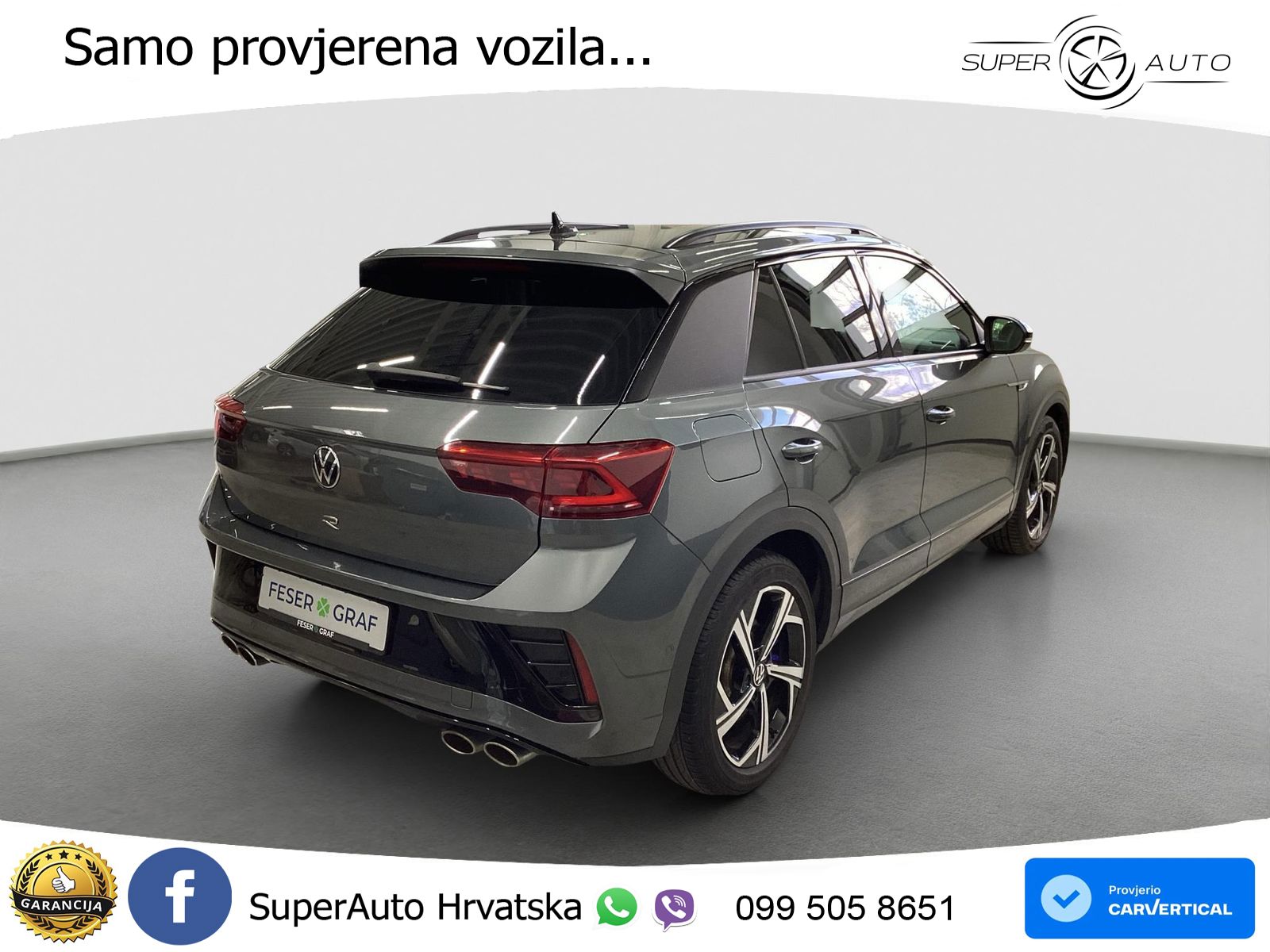 Volkswagen T-Roc I R 2.0 TSI (300 KS) OPF 4M DSG MATRIX+GR SJED+KAM