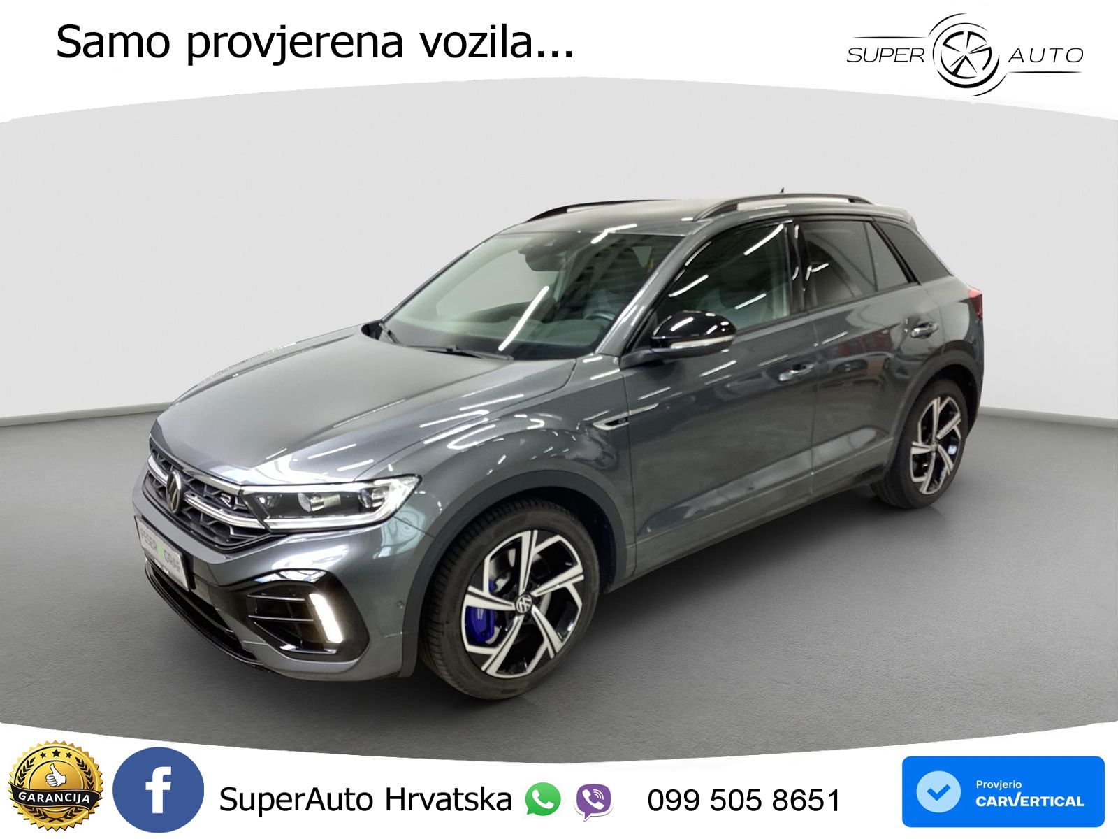 Volkswagen T-Roc I R 2.0 TSI (300 KS) OPF 4M DSG MATRIX+GR SJED+KAM