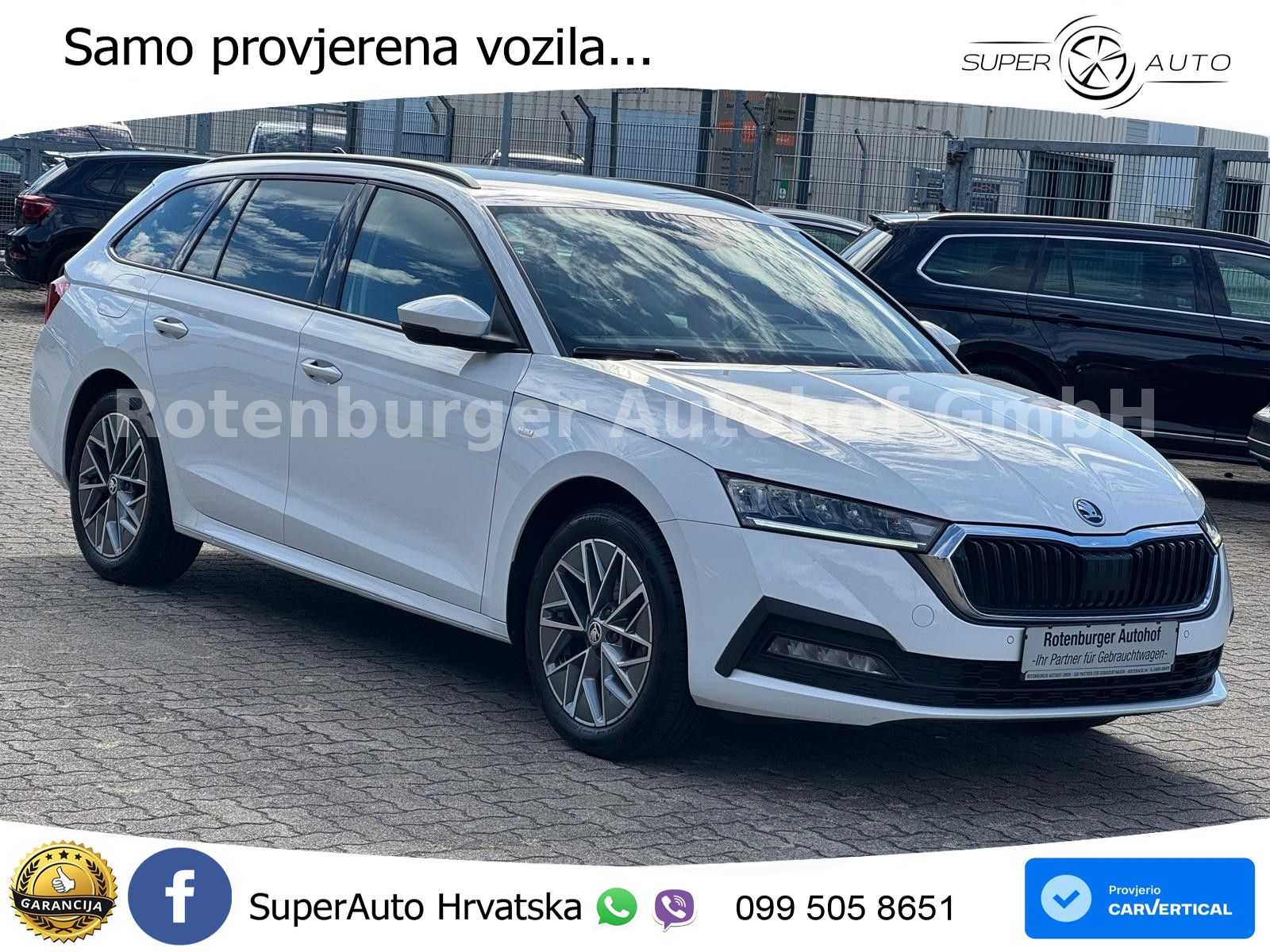 Škoda Octavia Combi 2.0 TDI (150 KS) DSG LED+GR SJED+ACC