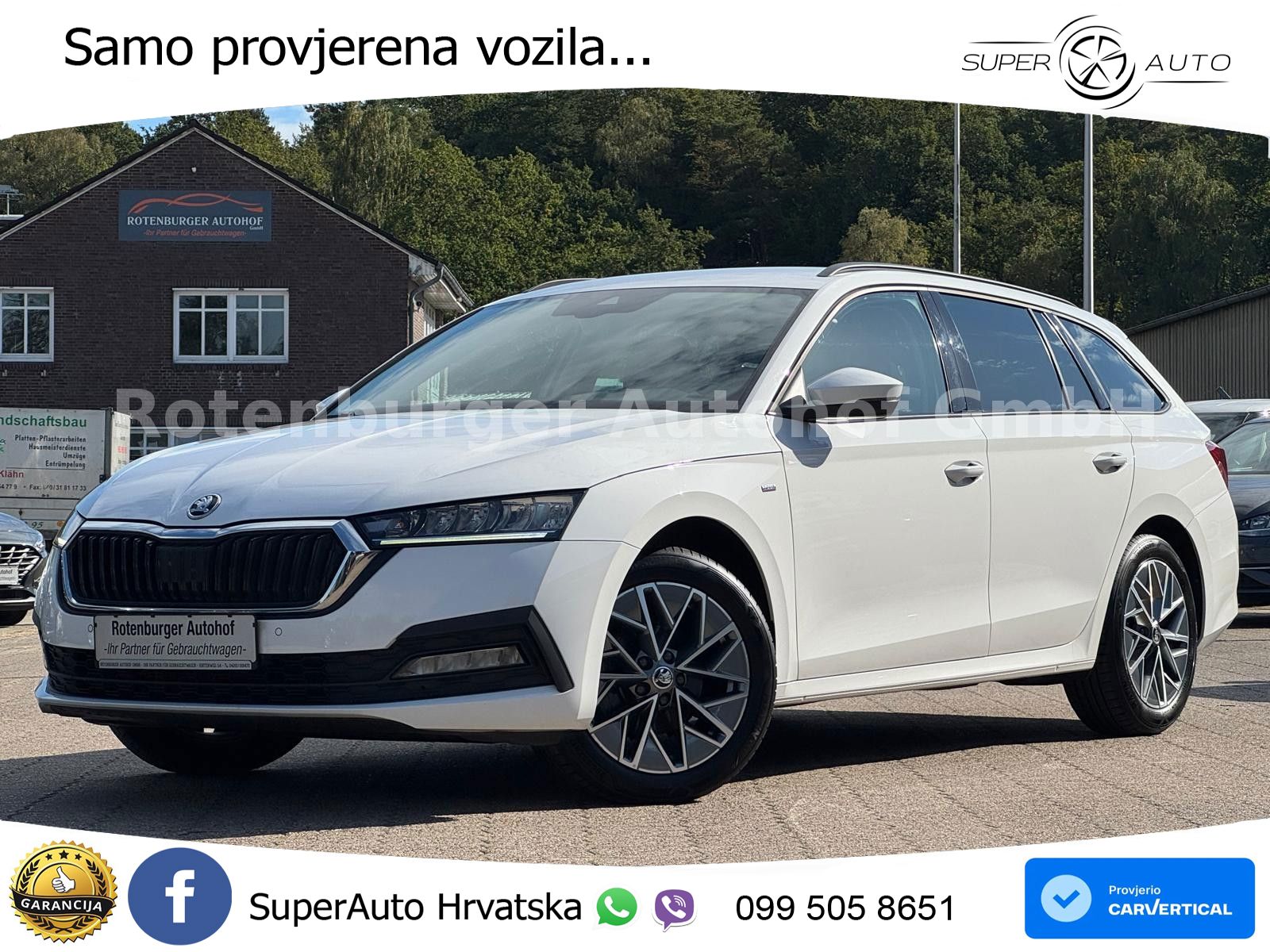 Škoda Octavia Combi 2.0 TDI (150 KS) DSG LED+GR SJED+ACC
