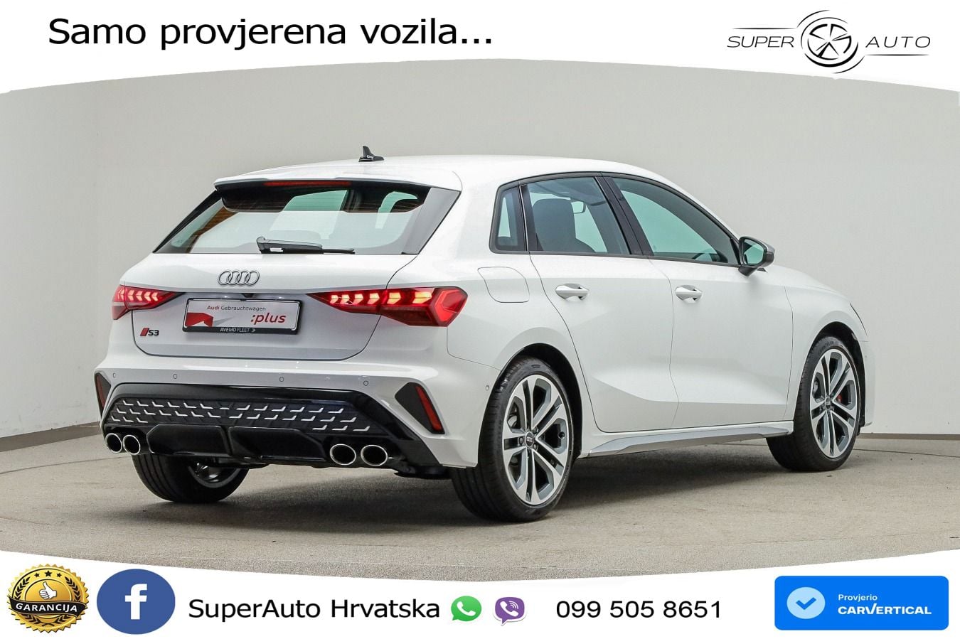 Audi S3 2.0 TFSI (333 KS) quattro S tronic LED+GR SJED+ACC